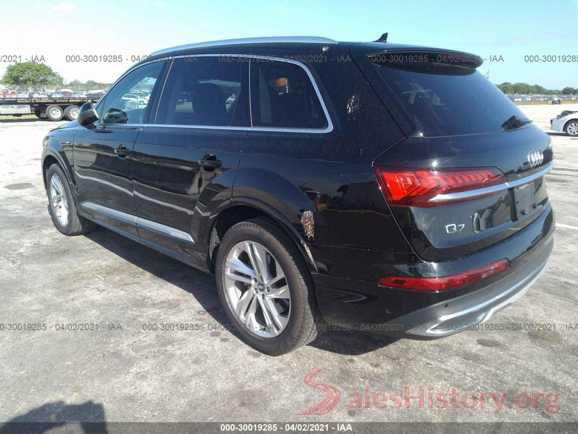 WA1LXAF77LD002399 2020 AUDI Q7