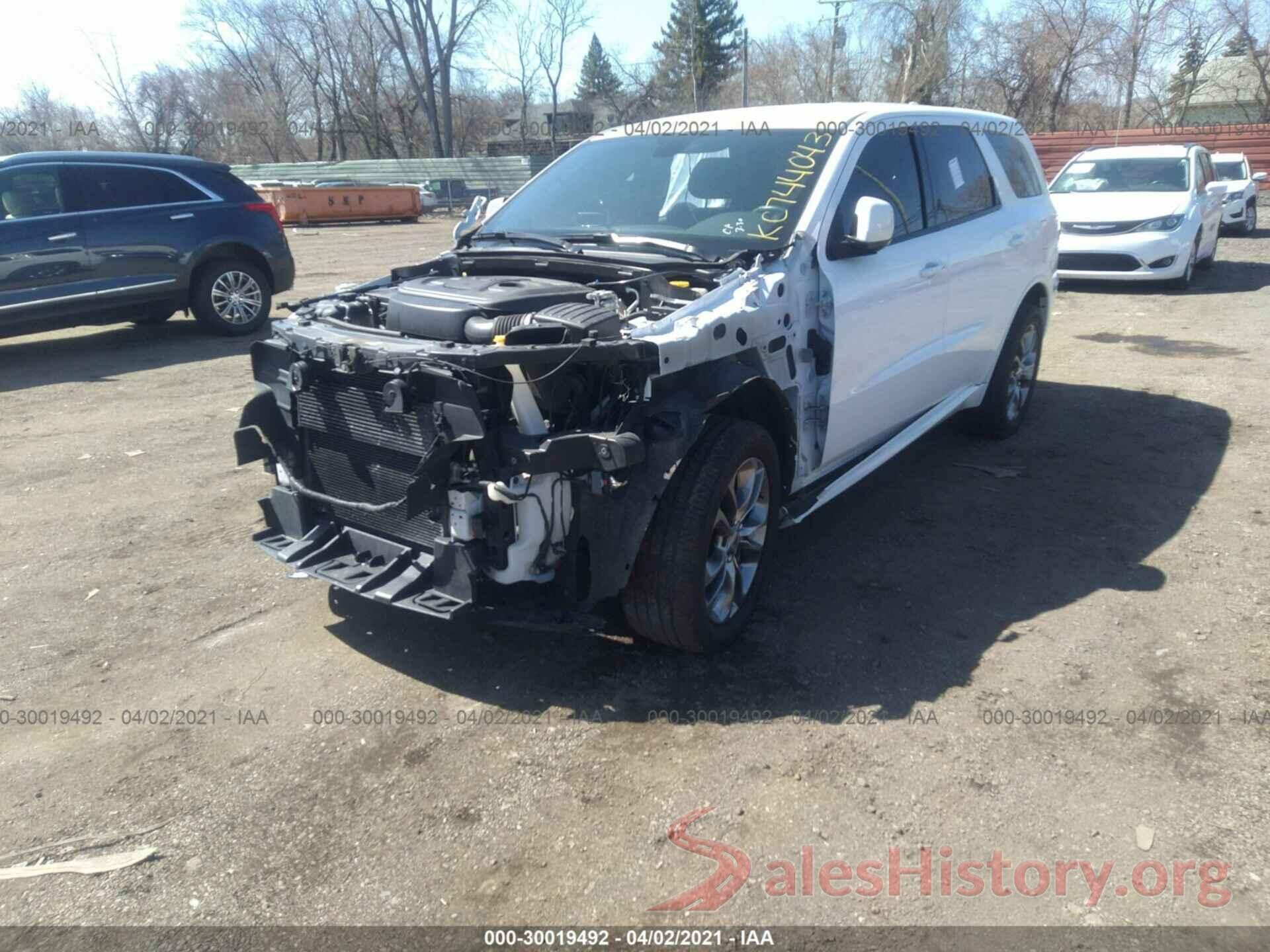 1C4RDJDG7KC744043 2019 DODGE DURANGO