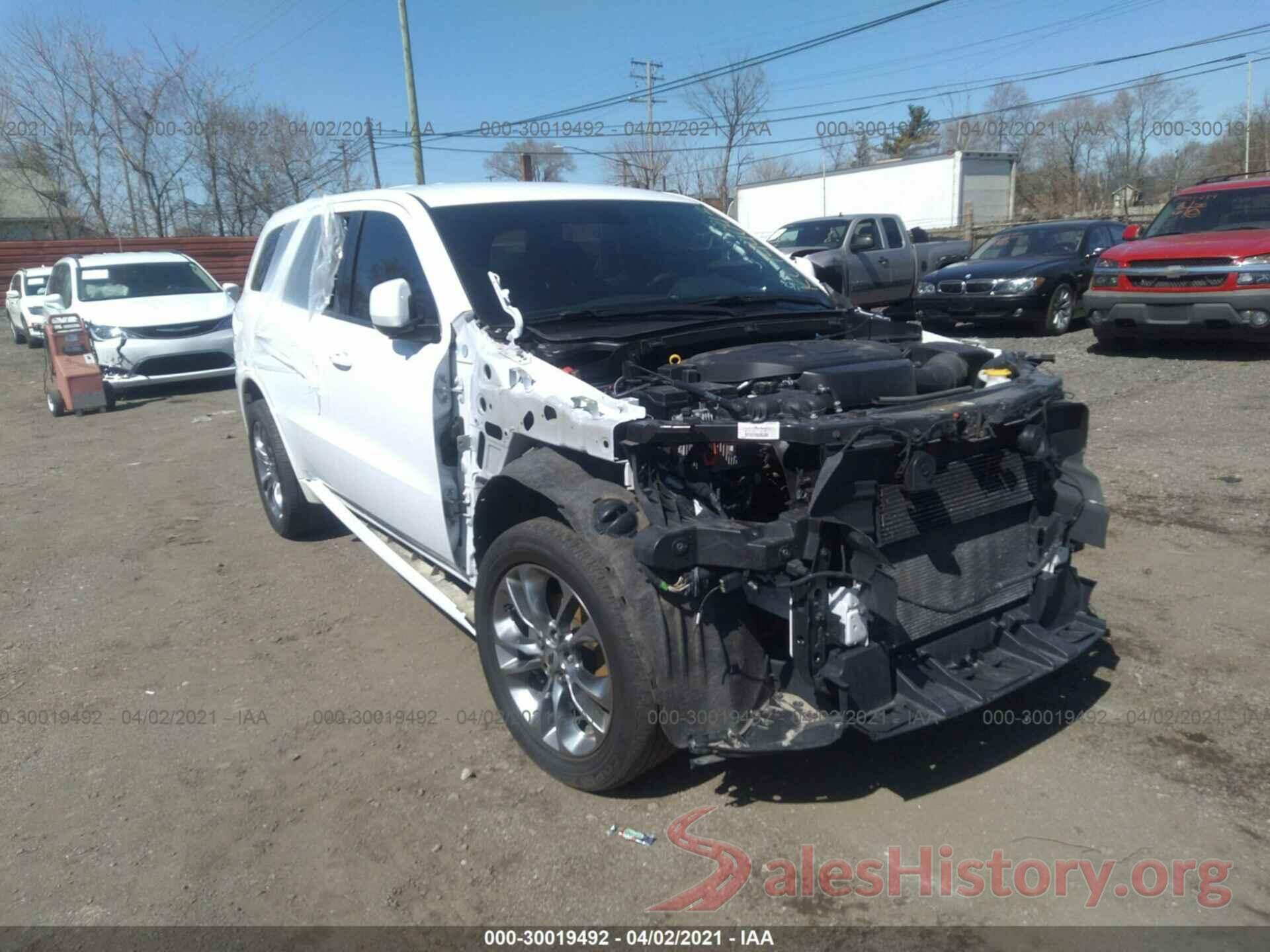 1C4RDJDG7KC744043 2019 DODGE DURANGO