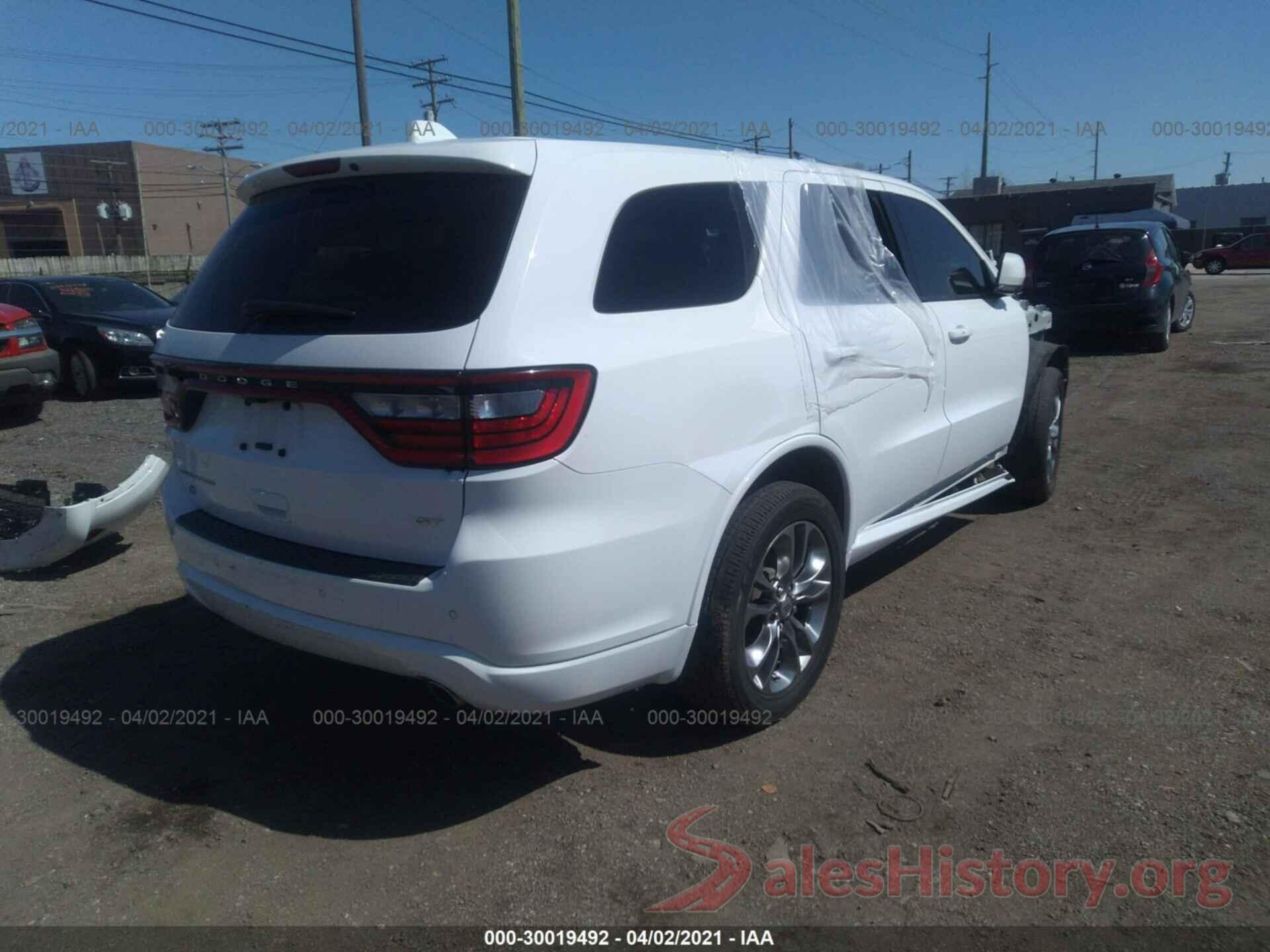 1C4RDJDG7KC744043 2019 DODGE DURANGO