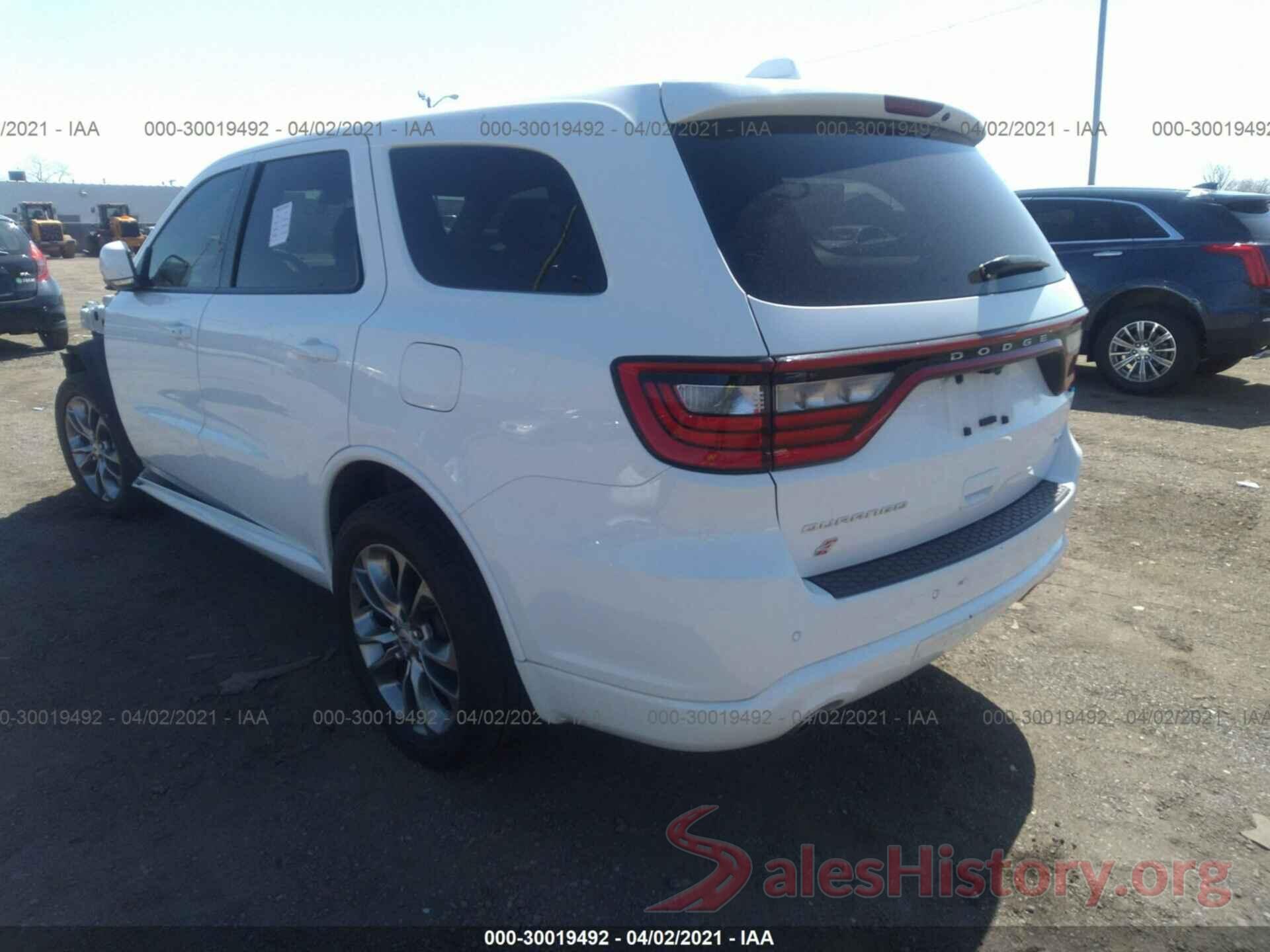 1C4RDJDG7KC744043 2019 DODGE DURANGO