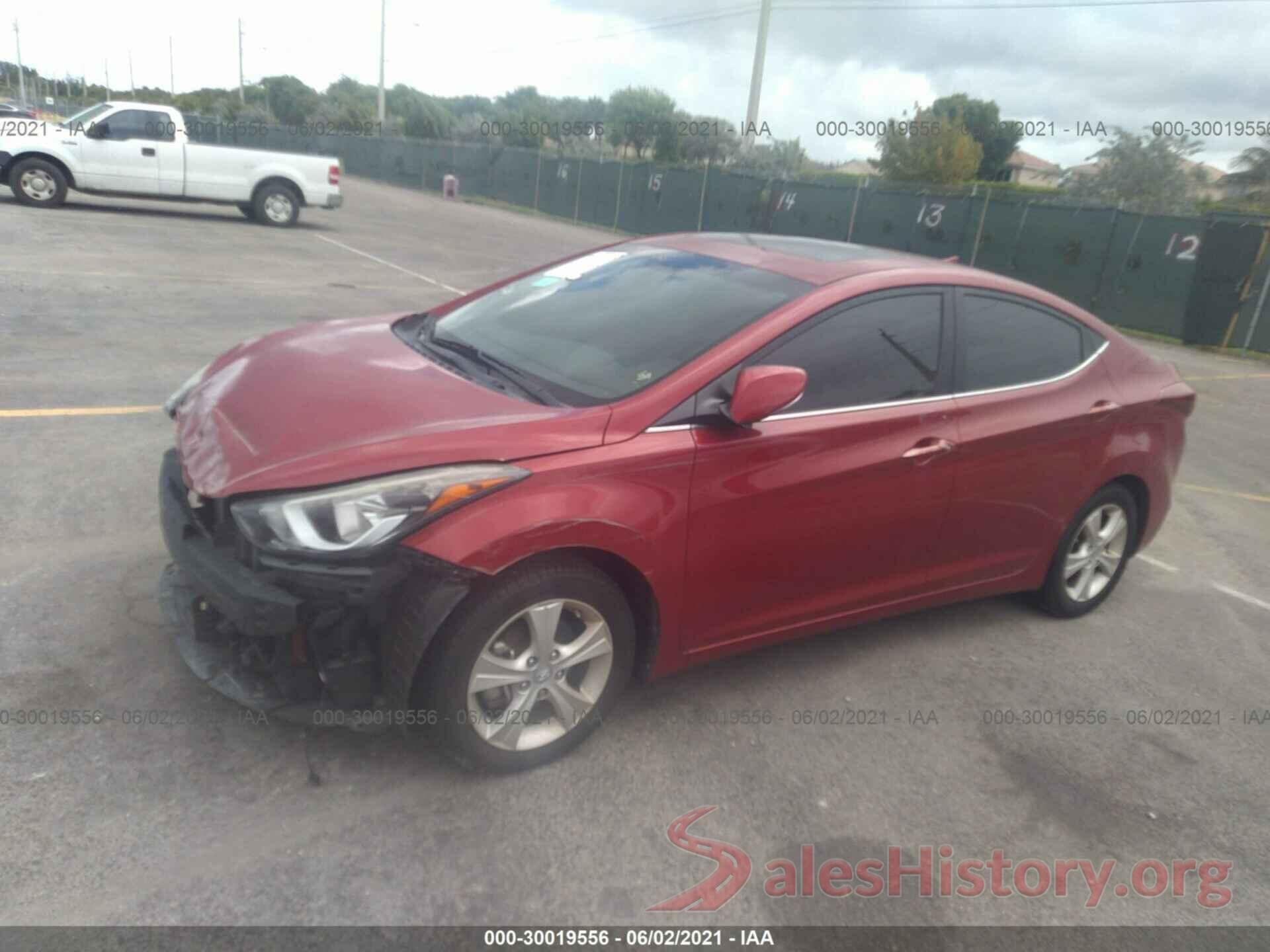 KMHDH4AE6GU624170 2016 HYUNDAI ELANTRA