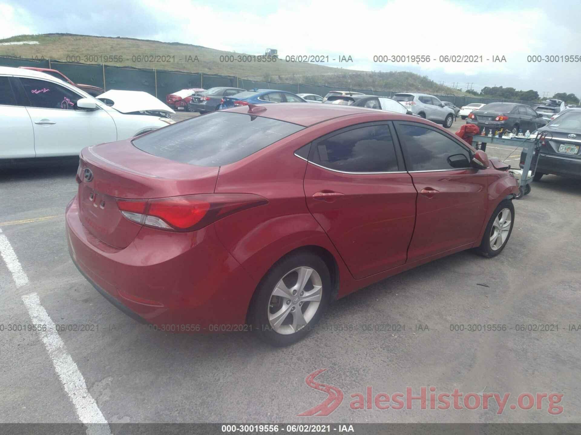 KMHDH4AE6GU624170 2016 HYUNDAI ELANTRA