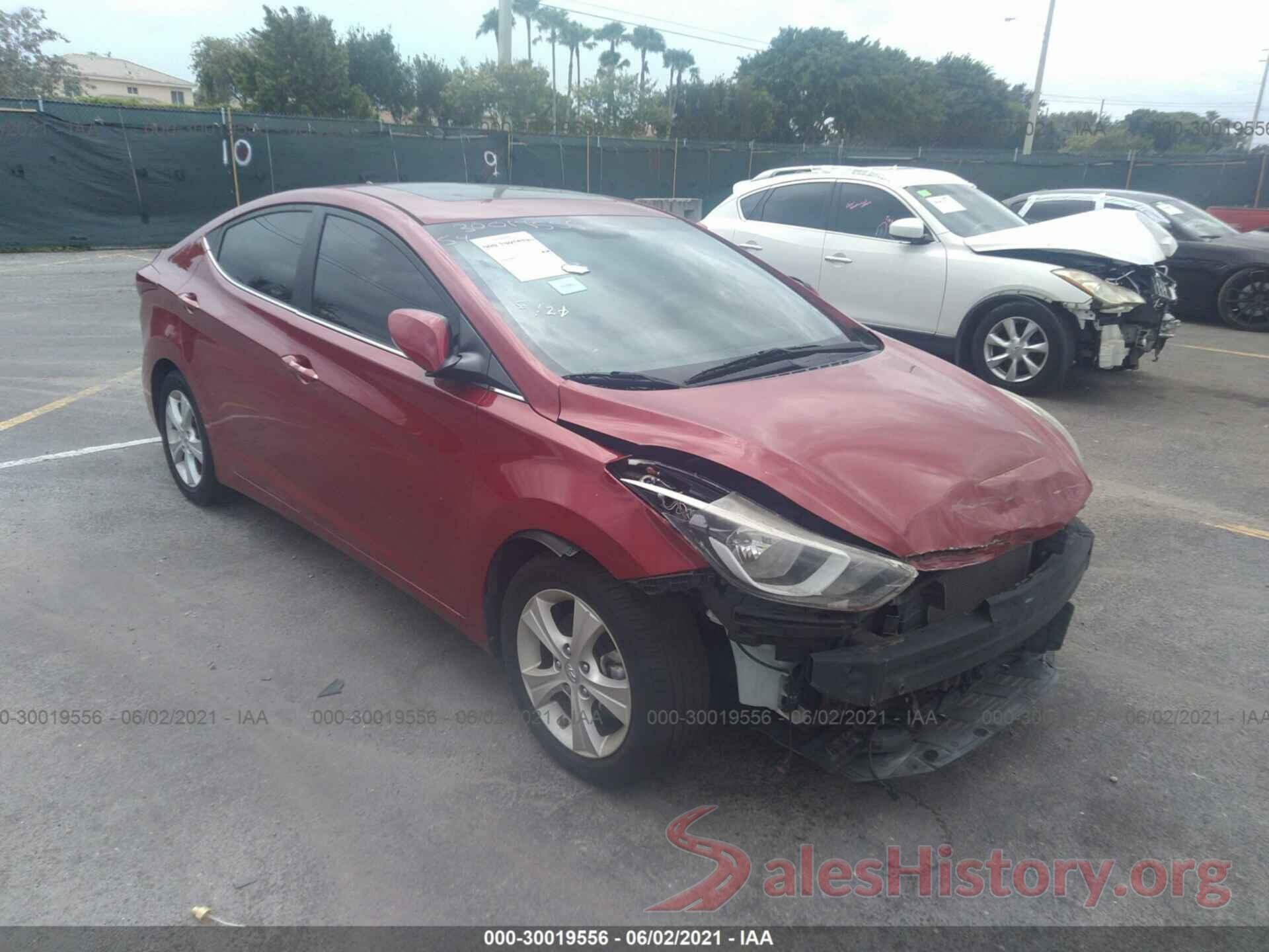 KMHDH4AE6GU624170 2016 HYUNDAI ELANTRA