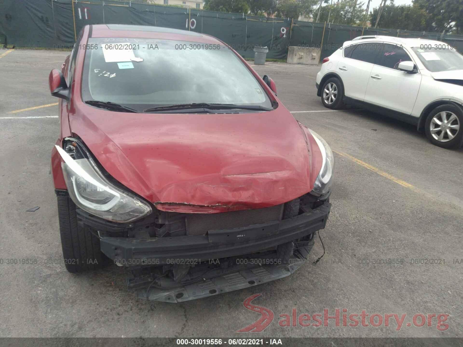 KMHDH4AE6GU624170 2016 HYUNDAI ELANTRA