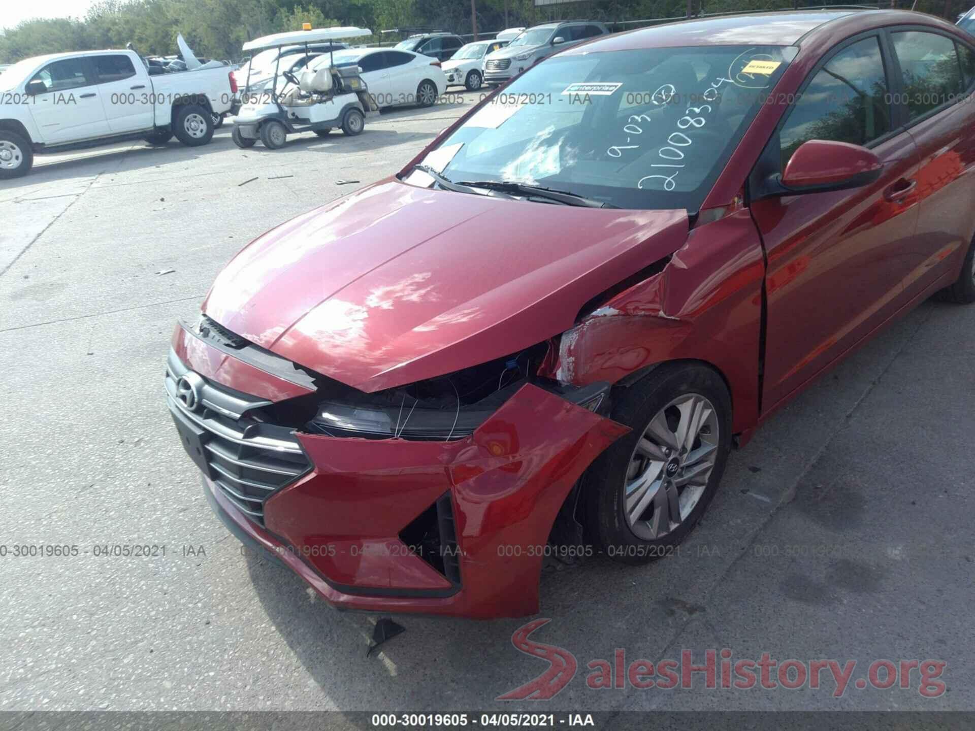 5NPD84LF1LH540255 2020 HYUNDAI ELANTRA