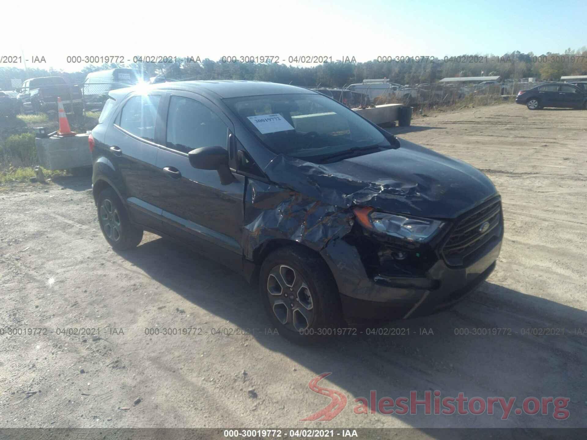 MAJ3S2FEXLC331800 2020 FORD ECOSPORT