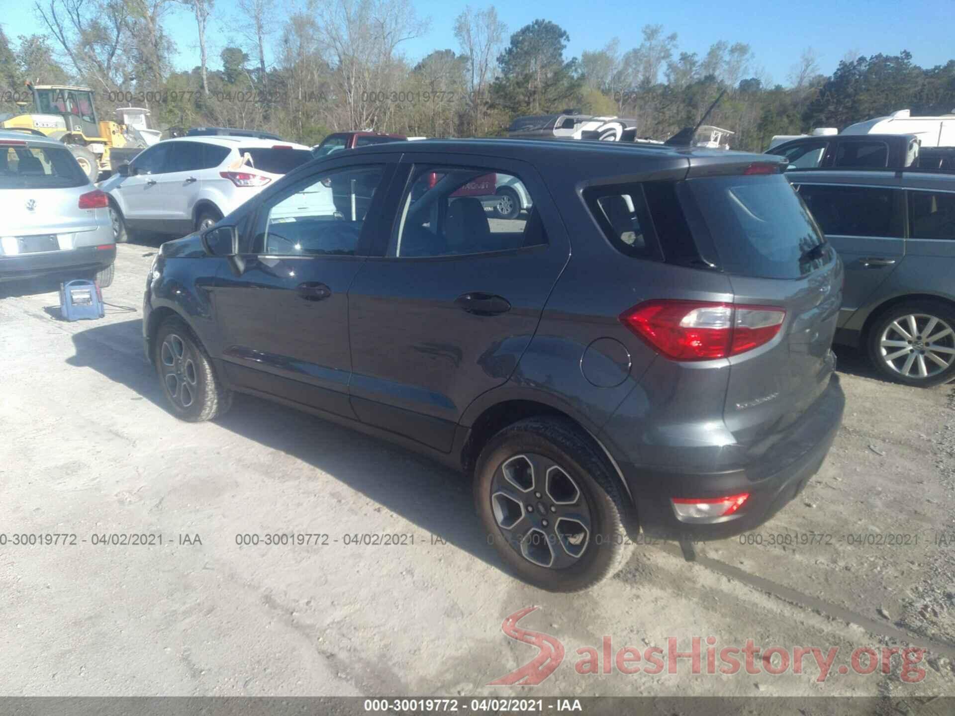 MAJ3S2FEXLC331800 2020 FORD ECOSPORT