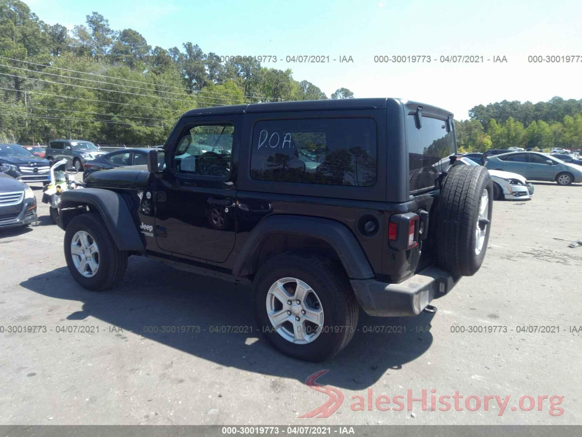 1C4GJXAN1LW181089 2020 JEEP WRANGLER