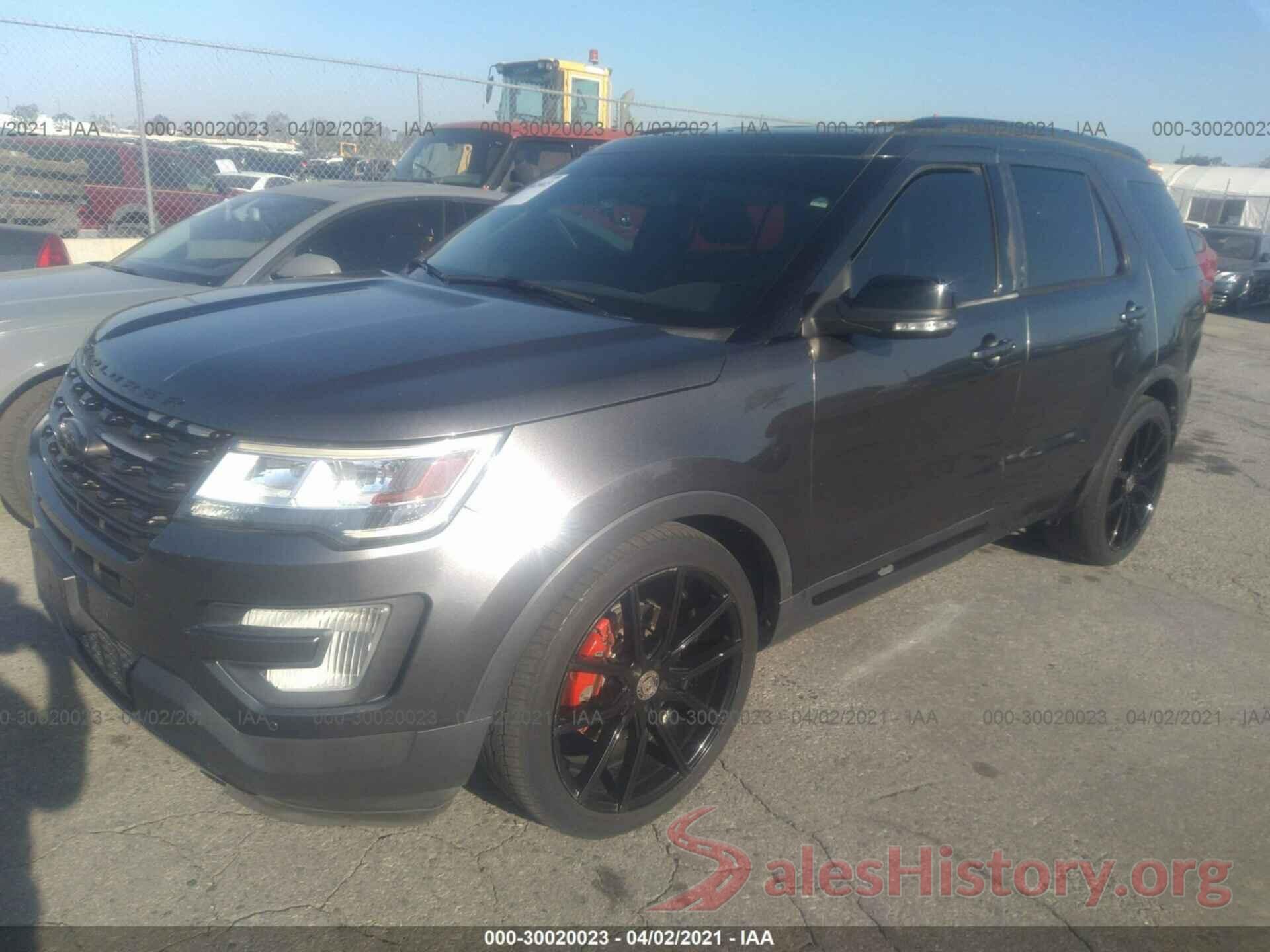 1FM5K7D87GGD28697 2016 FORD EXPLORER