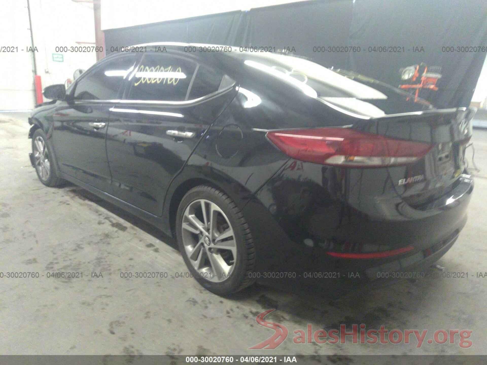 5NPD84LF4HH001085 2017 HYUNDAI ELANTRA