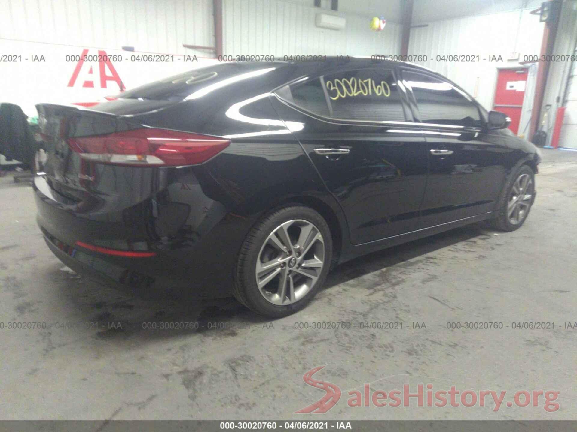 5NPD84LF4HH001085 2017 HYUNDAI ELANTRA