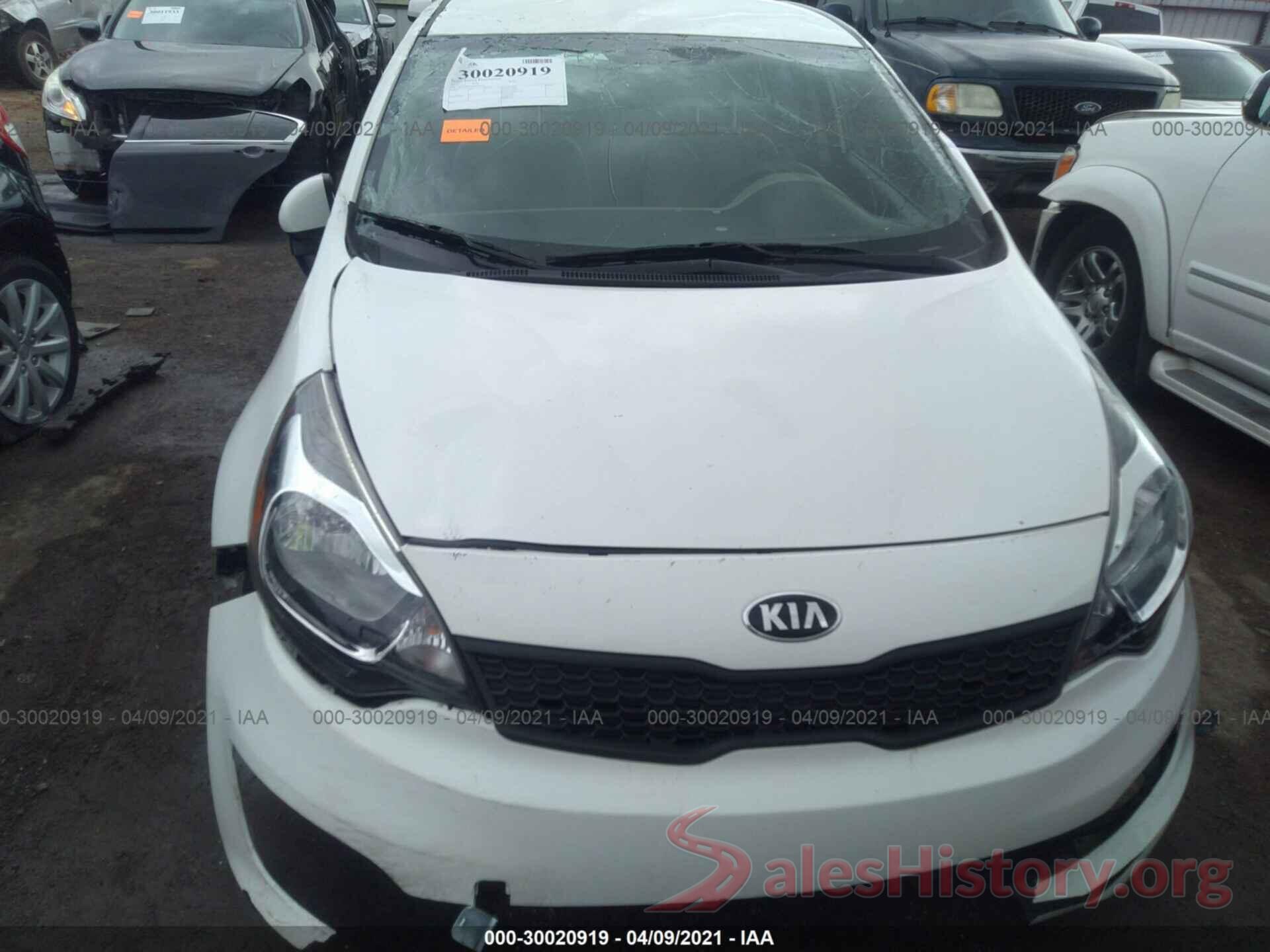 KNADM4A34H6050573 2017 KIA RIO