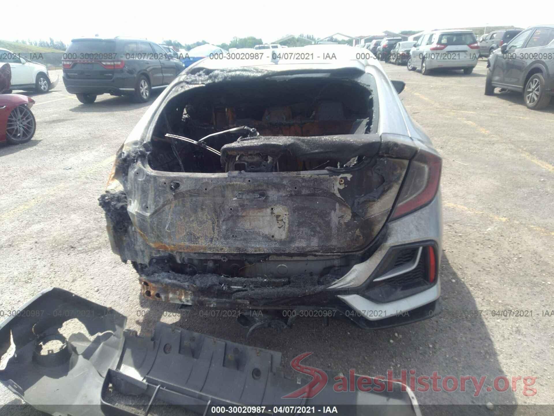 SHHFK7H4XLU201851 2020 HONDA CIVIC HATCHBACK