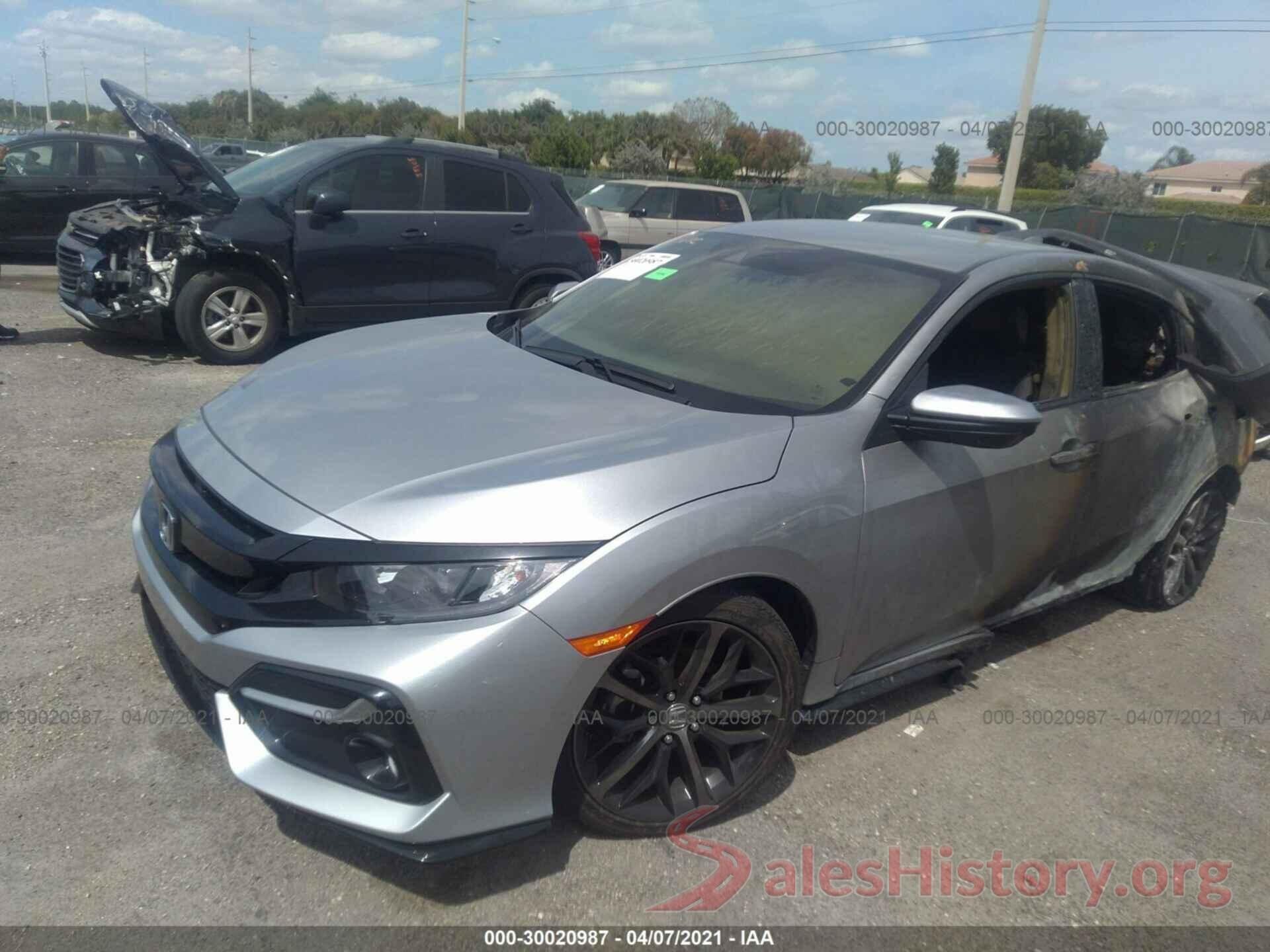 SHHFK7H4XLU201851 2020 HONDA CIVIC HATCHBACK