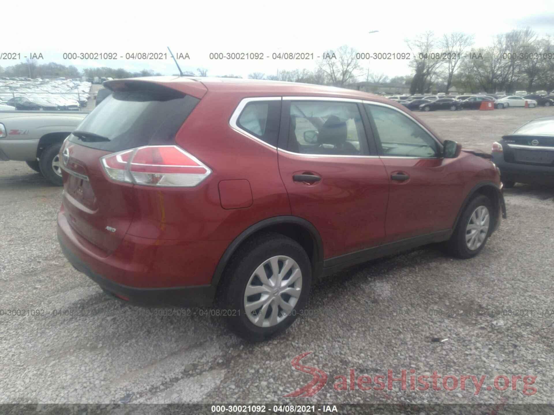 KNMAT2MV6GP671929 2016 NISSAN ROGUE