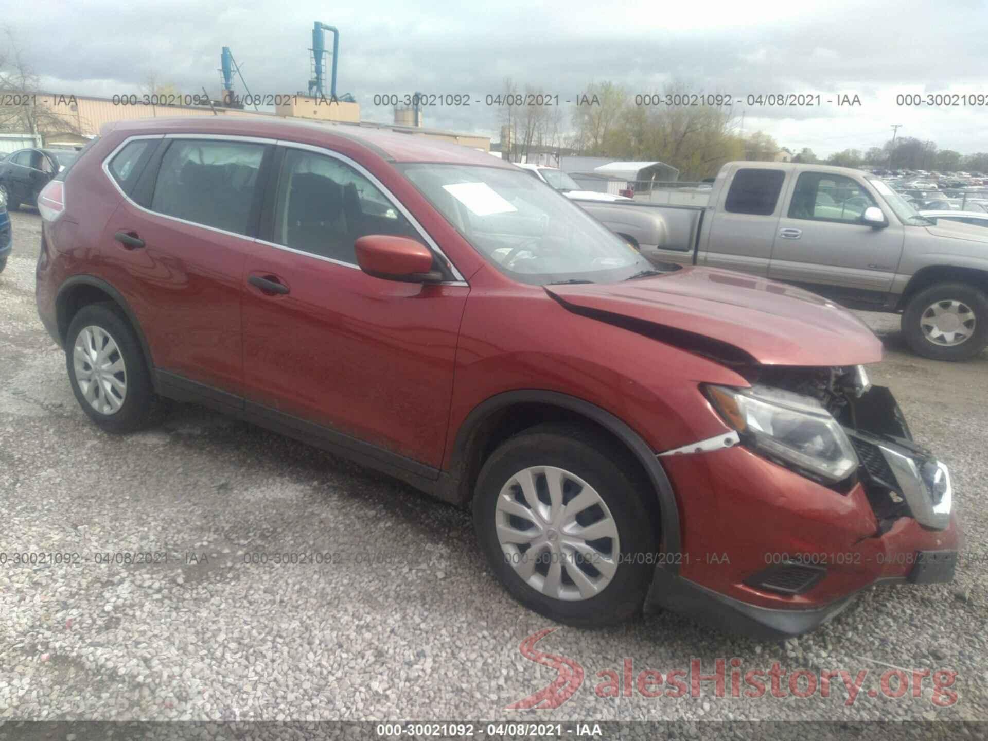 KNMAT2MV6GP671929 2016 NISSAN ROGUE