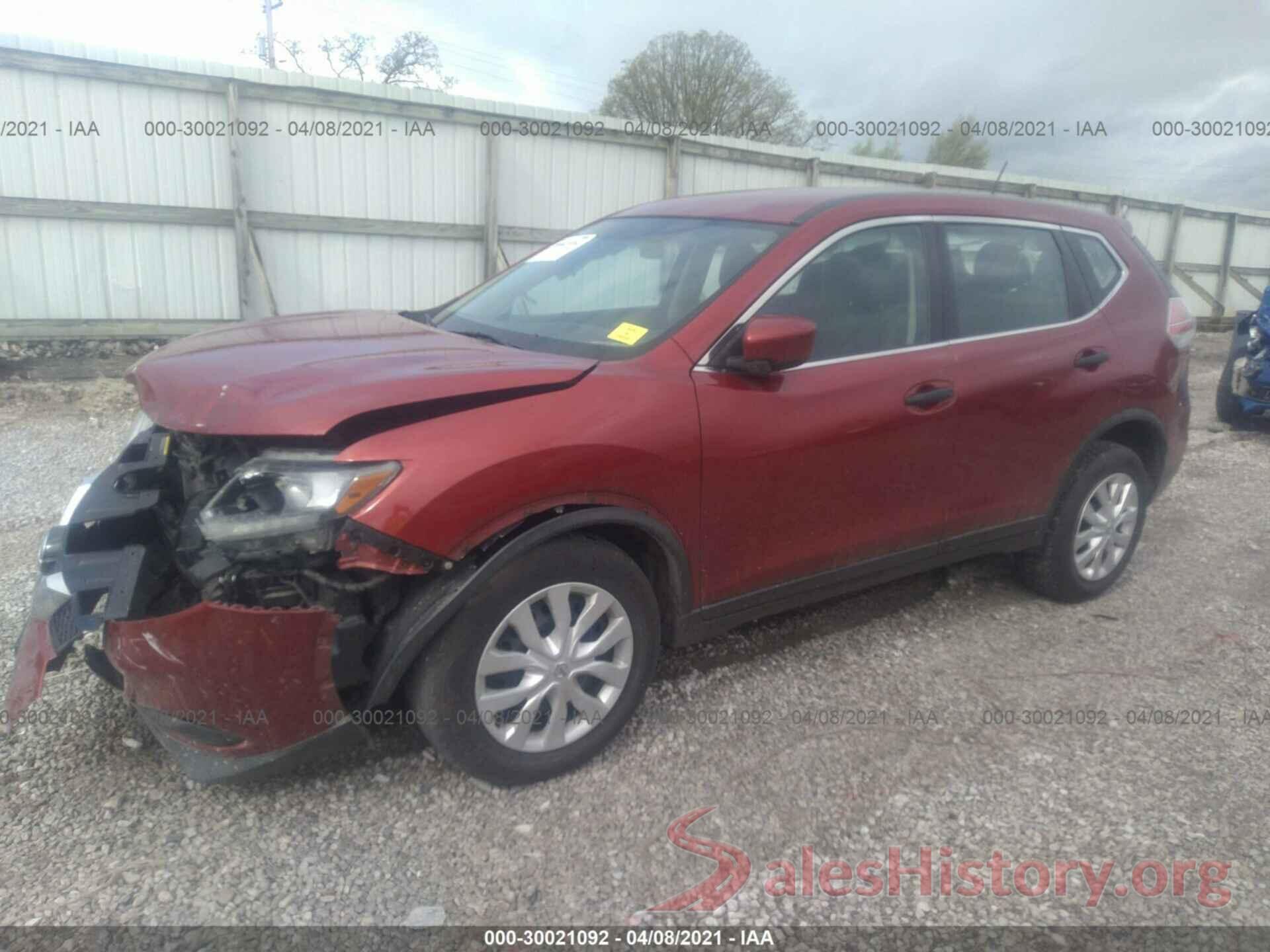 KNMAT2MV6GP671929 2016 NISSAN ROGUE