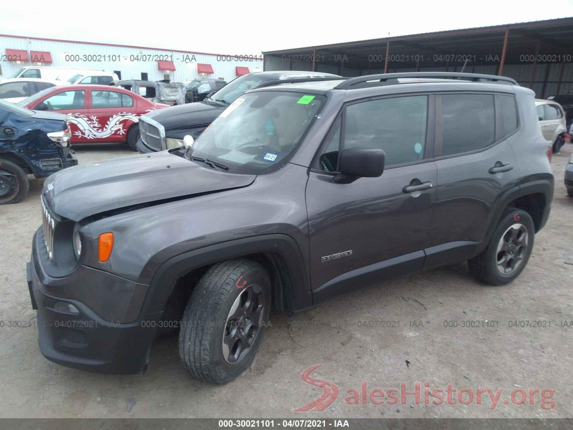 ZACCJBAT7GPE19434 2016 JEEP RENEGADE