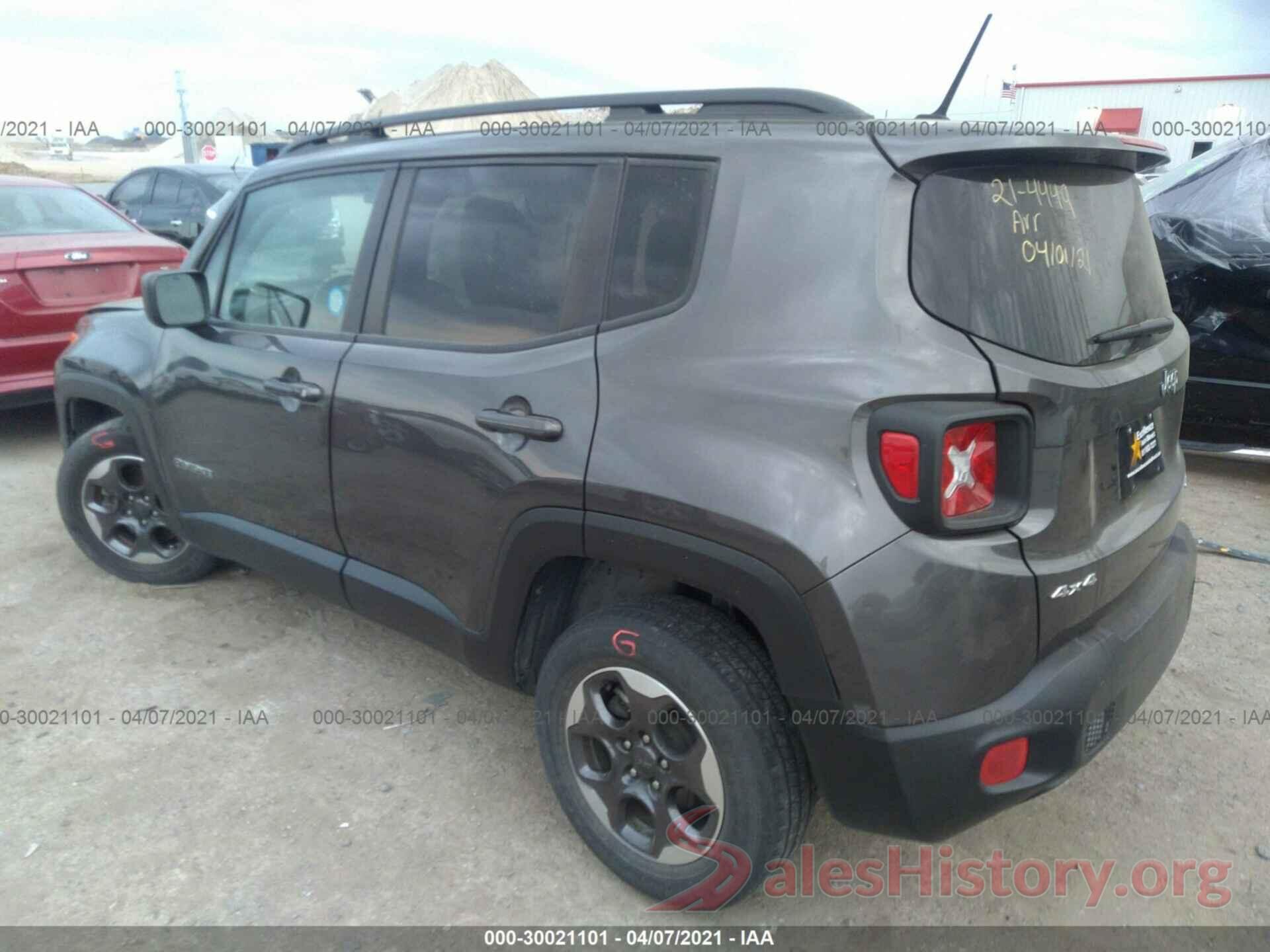 ZACCJBAT7GPE19434 2016 JEEP RENEGADE