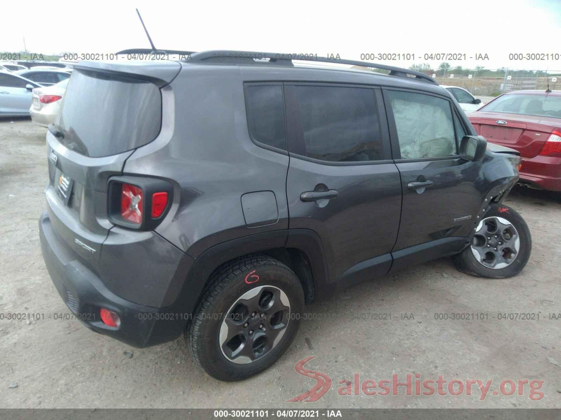 ZACCJBAT7GPE19434 2016 JEEP RENEGADE