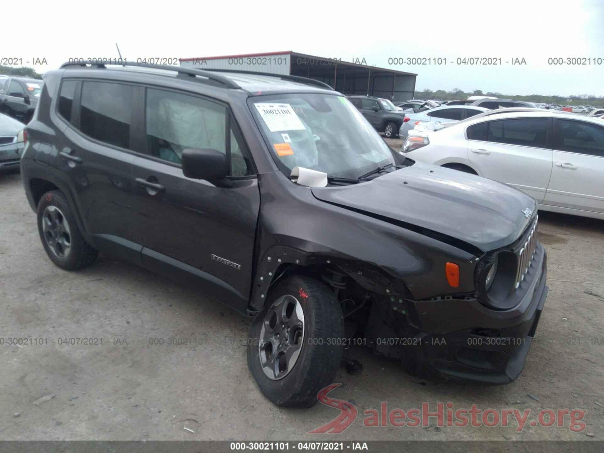 ZACCJBAT7GPE19434 2016 JEEP RENEGADE