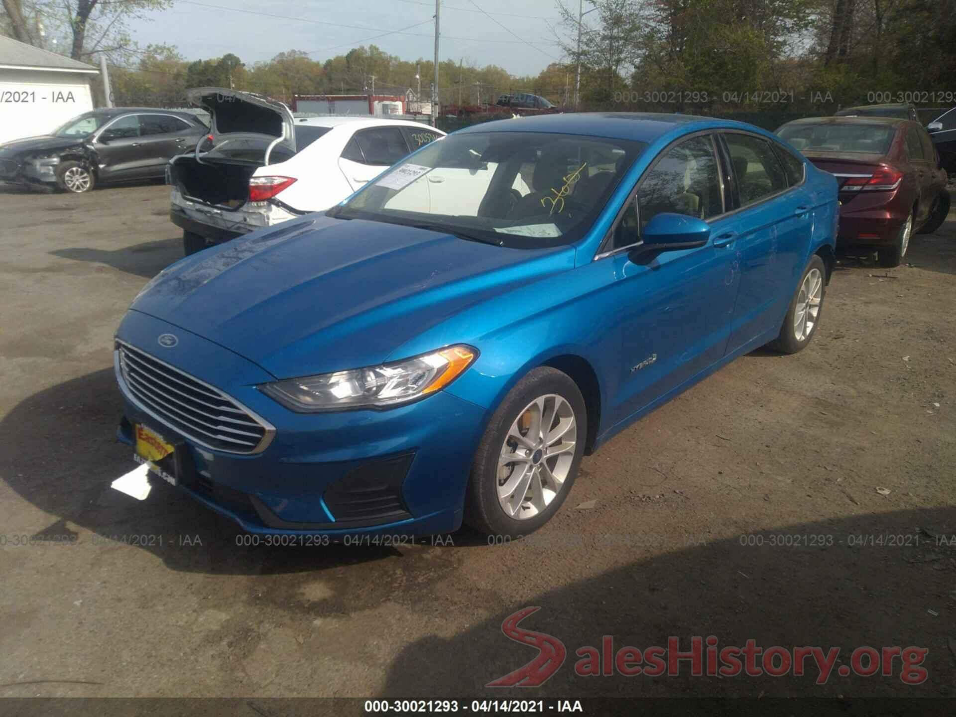 3FA6P0LU9KR273502 2019 FORD FUSION HYBRID