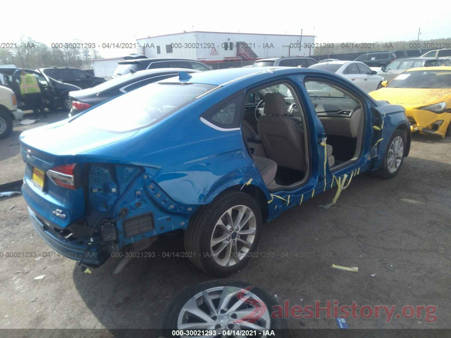 3FA6P0LU9KR273502 2019 FORD FUSION HYBRID