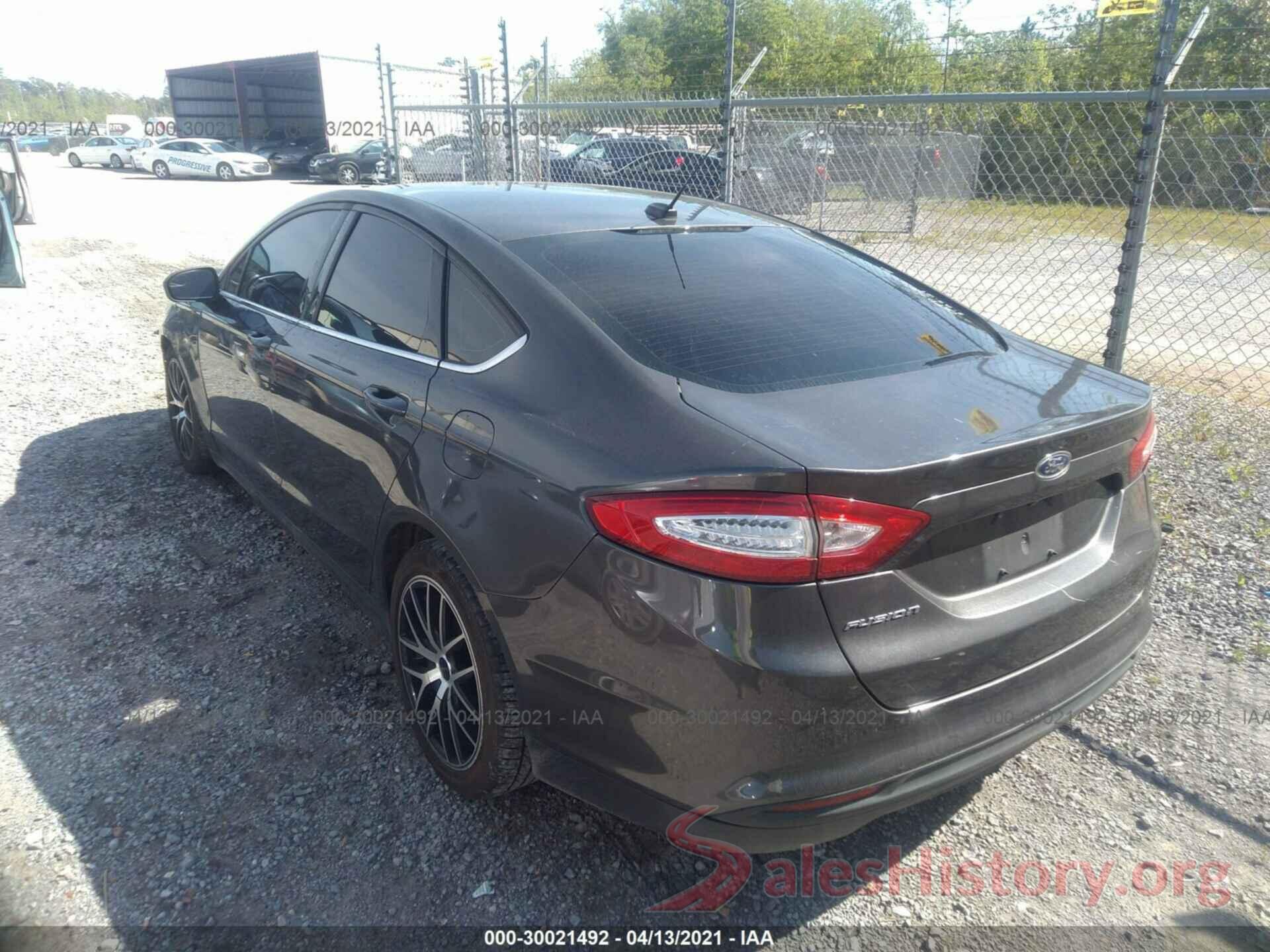 3FA6P0G7XGR323657 2016 FORD FUSION