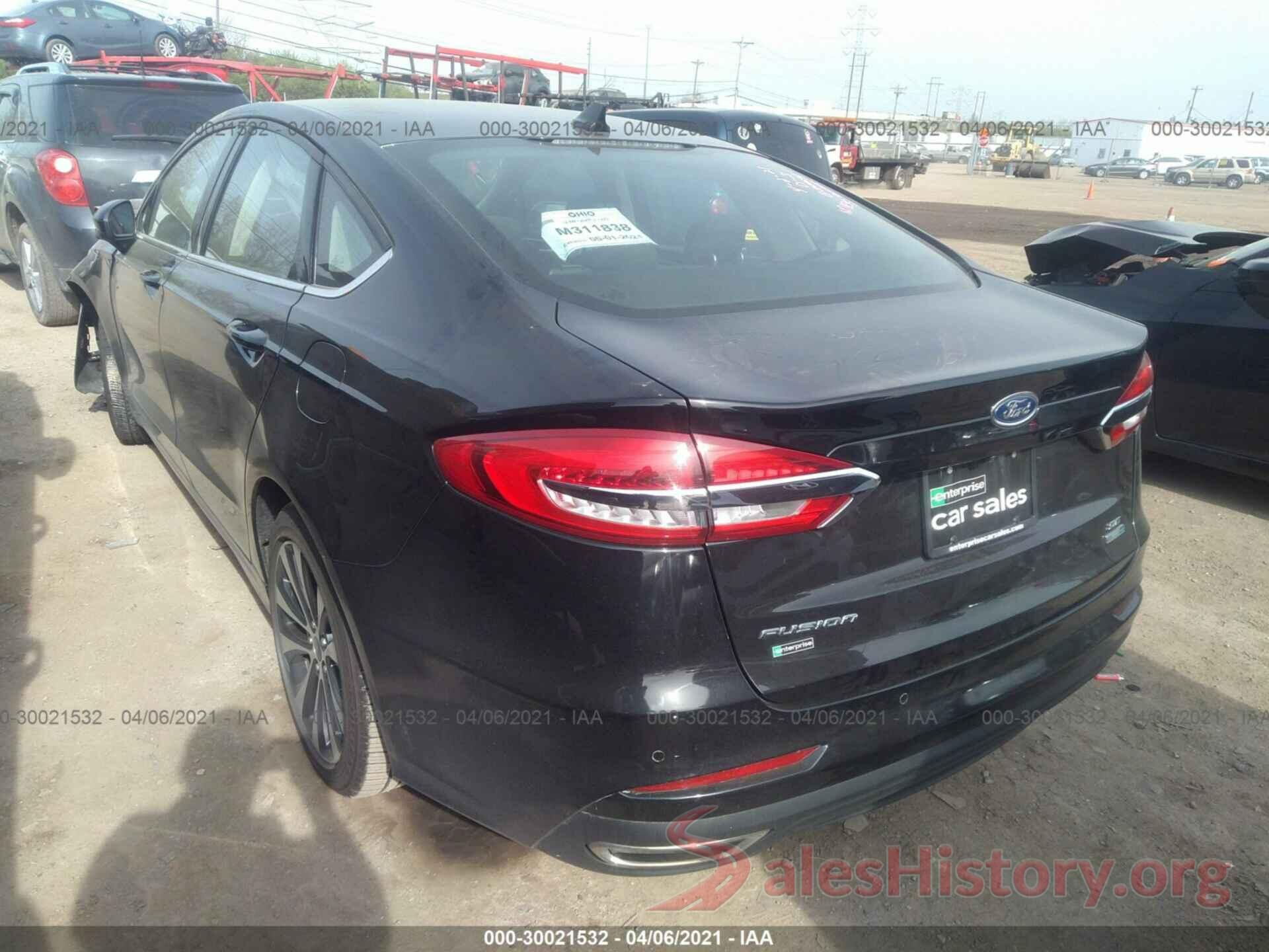 3FA6P0T91KR237542 2019 FORD FUSION