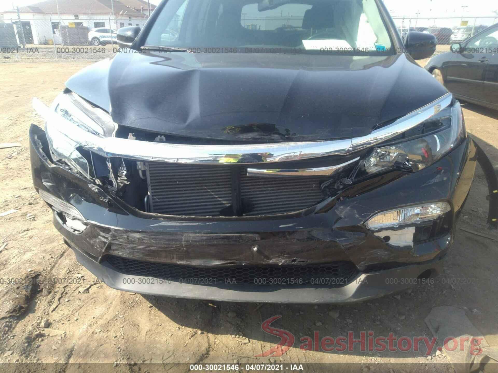 5FNYF5H58HB007614 2017 HONDA PILOT