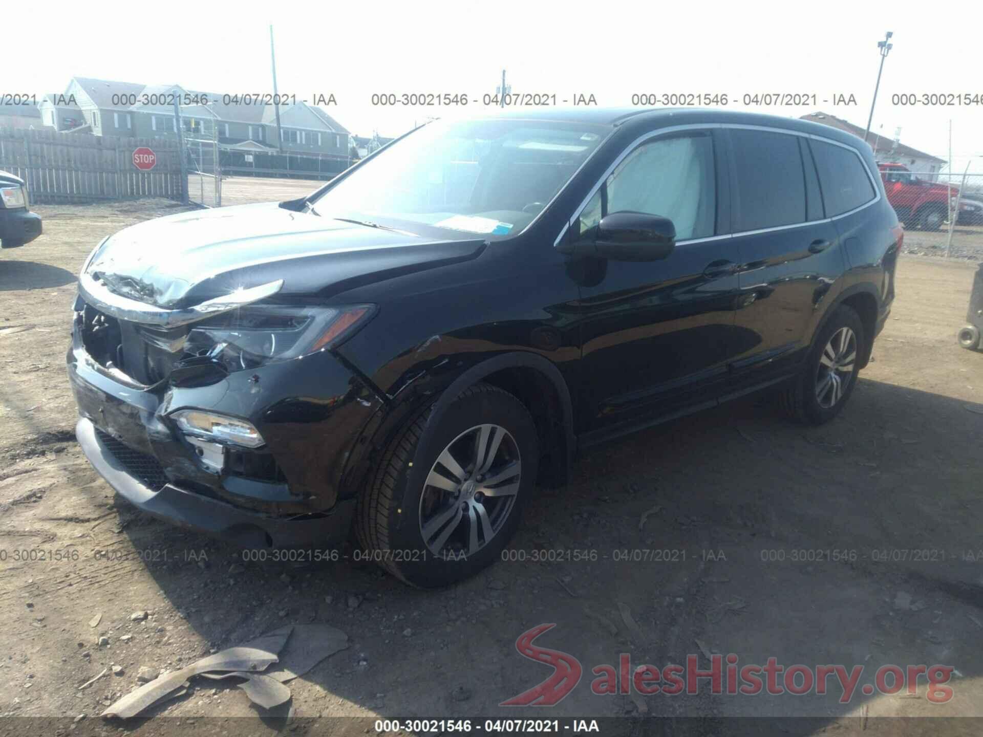 5FNYF5H58HB007614 2017 HONDA PILOT