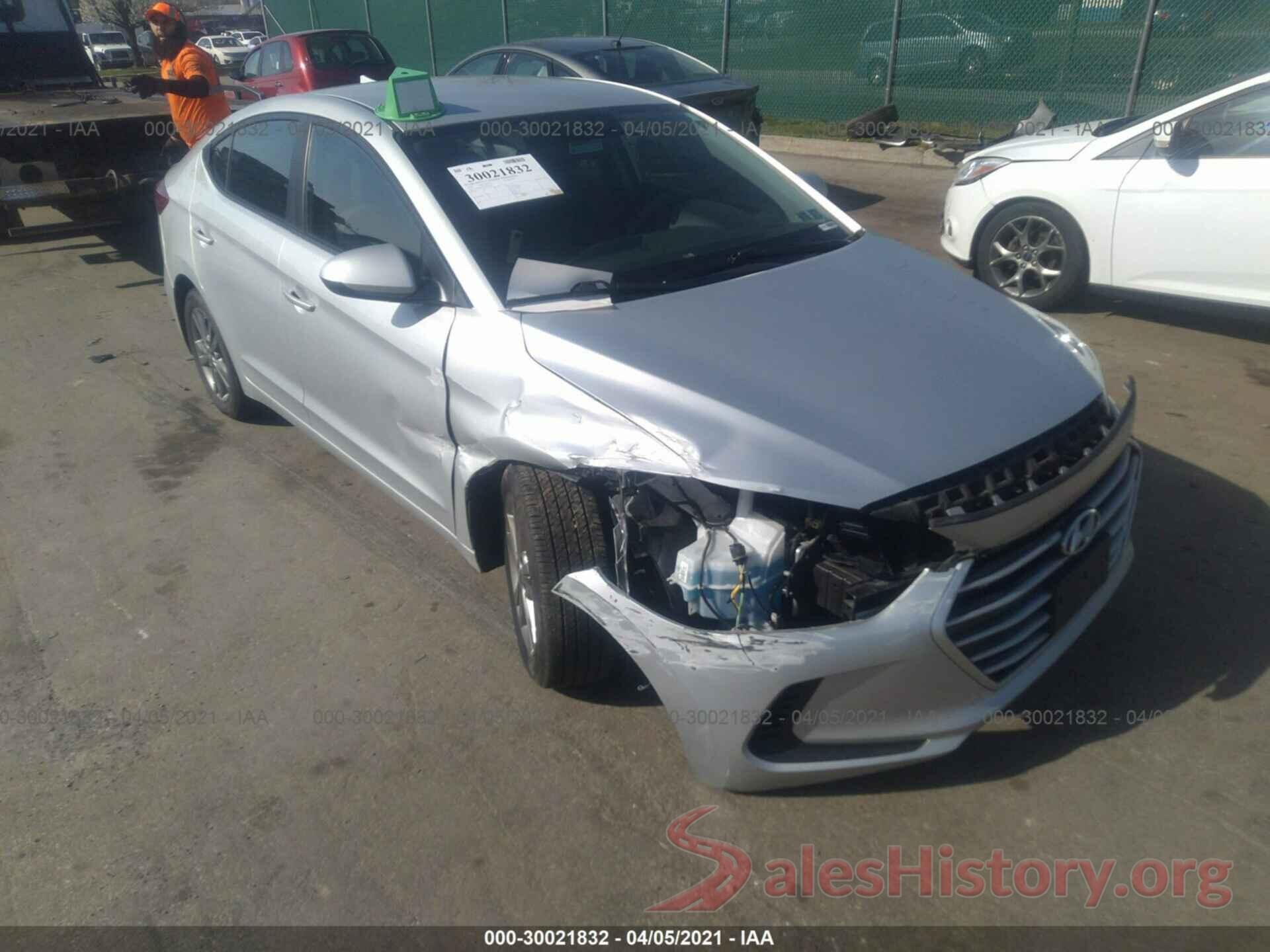 5NPD84LF7JH283650 2018 HYUNDAI ELANTRA