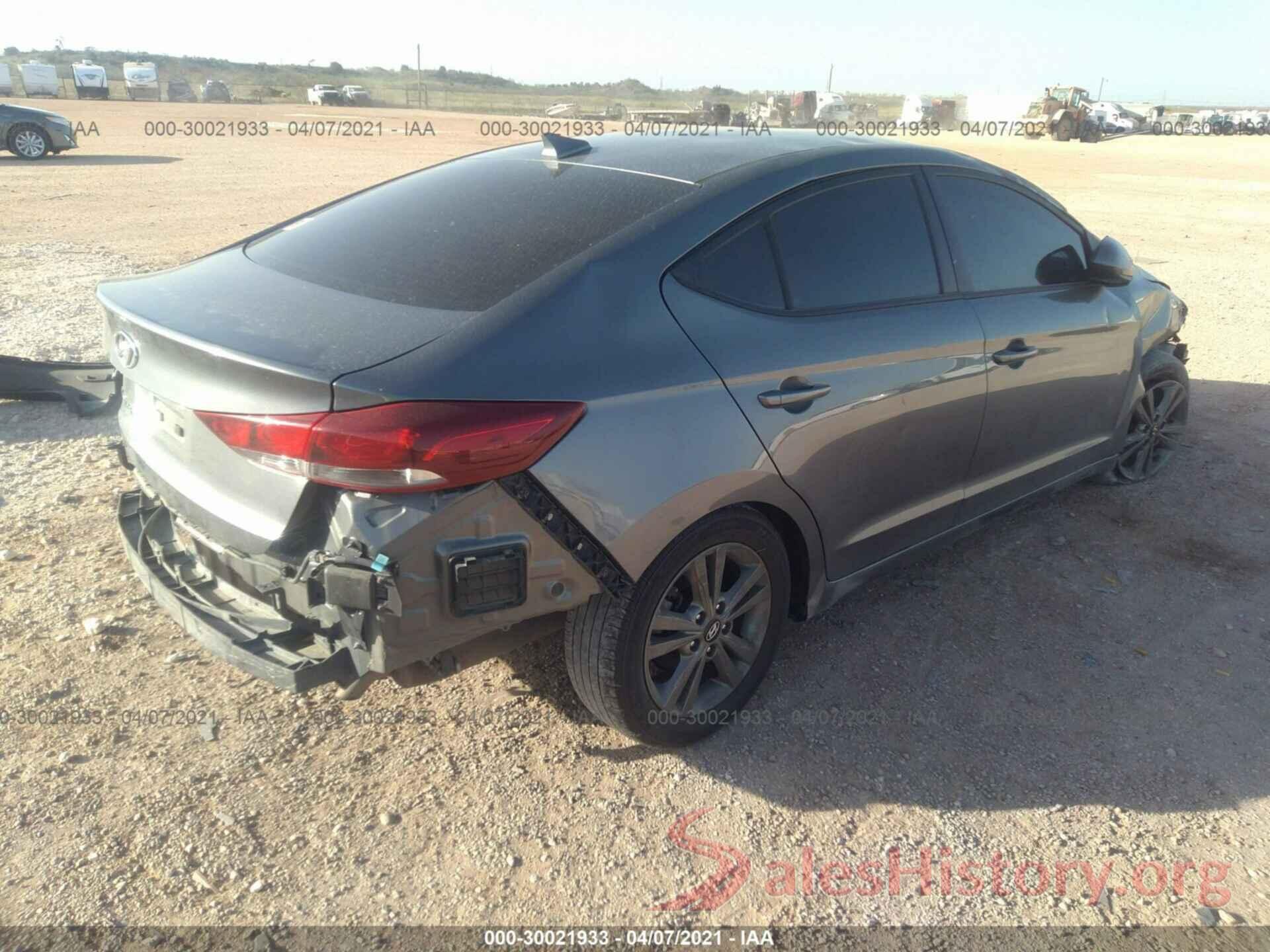 5NPD84LF7JH307431 2018 HYUNDAI ELANTRA