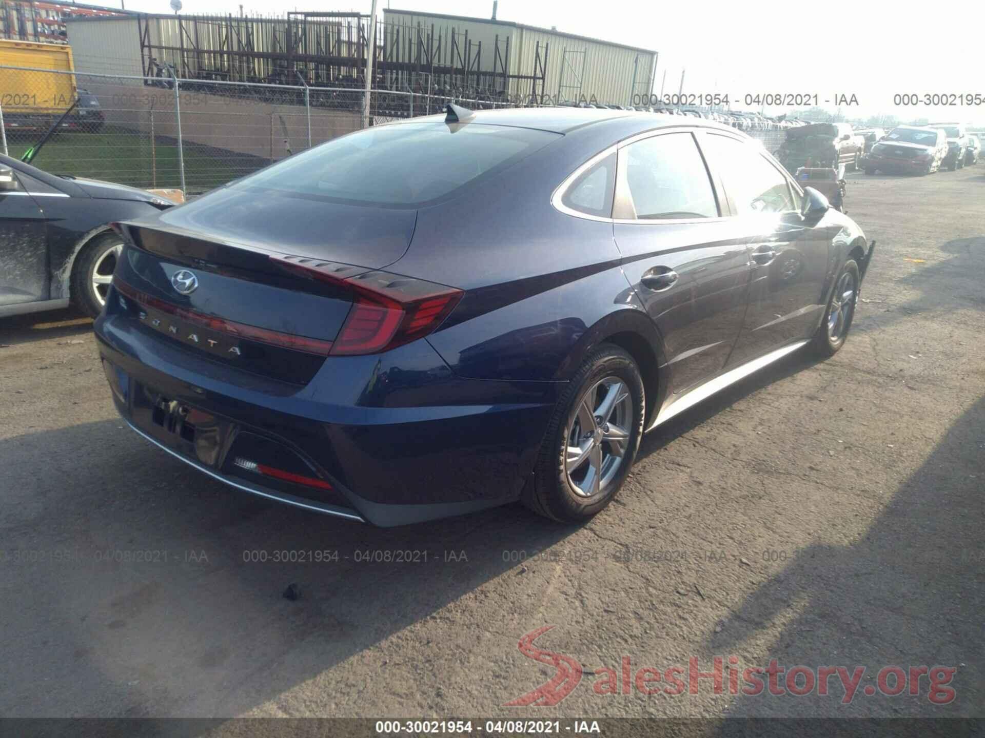 5NPEG4JA4LH059365 2020 HYUNDAI SONATA