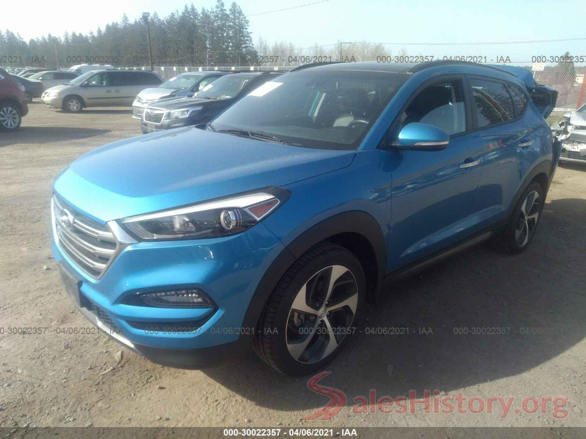 KM8J3CA2XGU031946 2016 HYUNDAI TUCSON