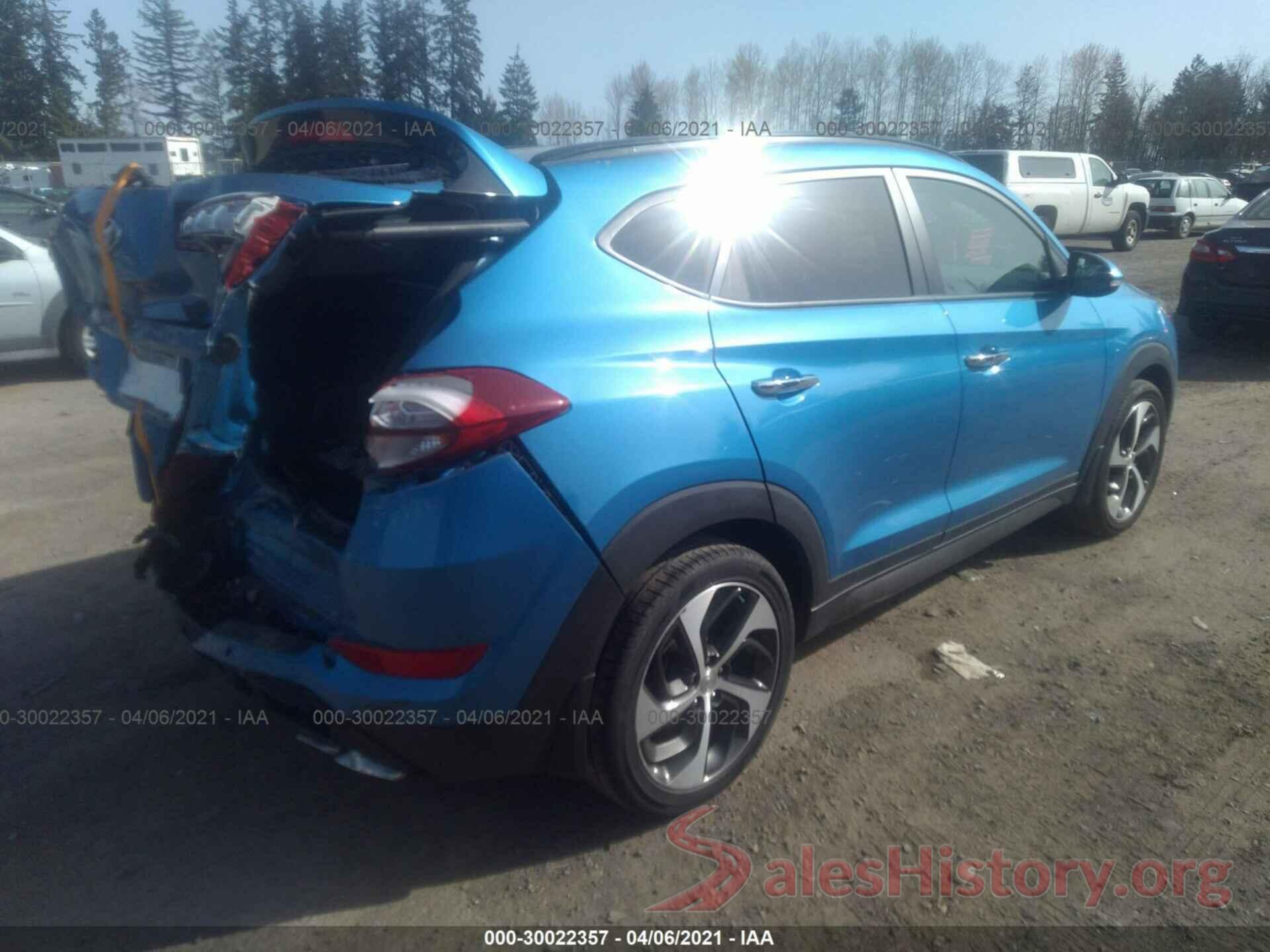 KM8J3CA2XGU031946 2016 HYUNDAI TUCSON