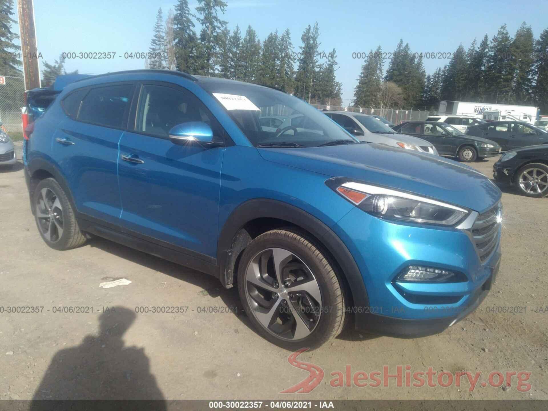 KM8J3CA2XGU031946 2016 HYUNDAI TUCSON