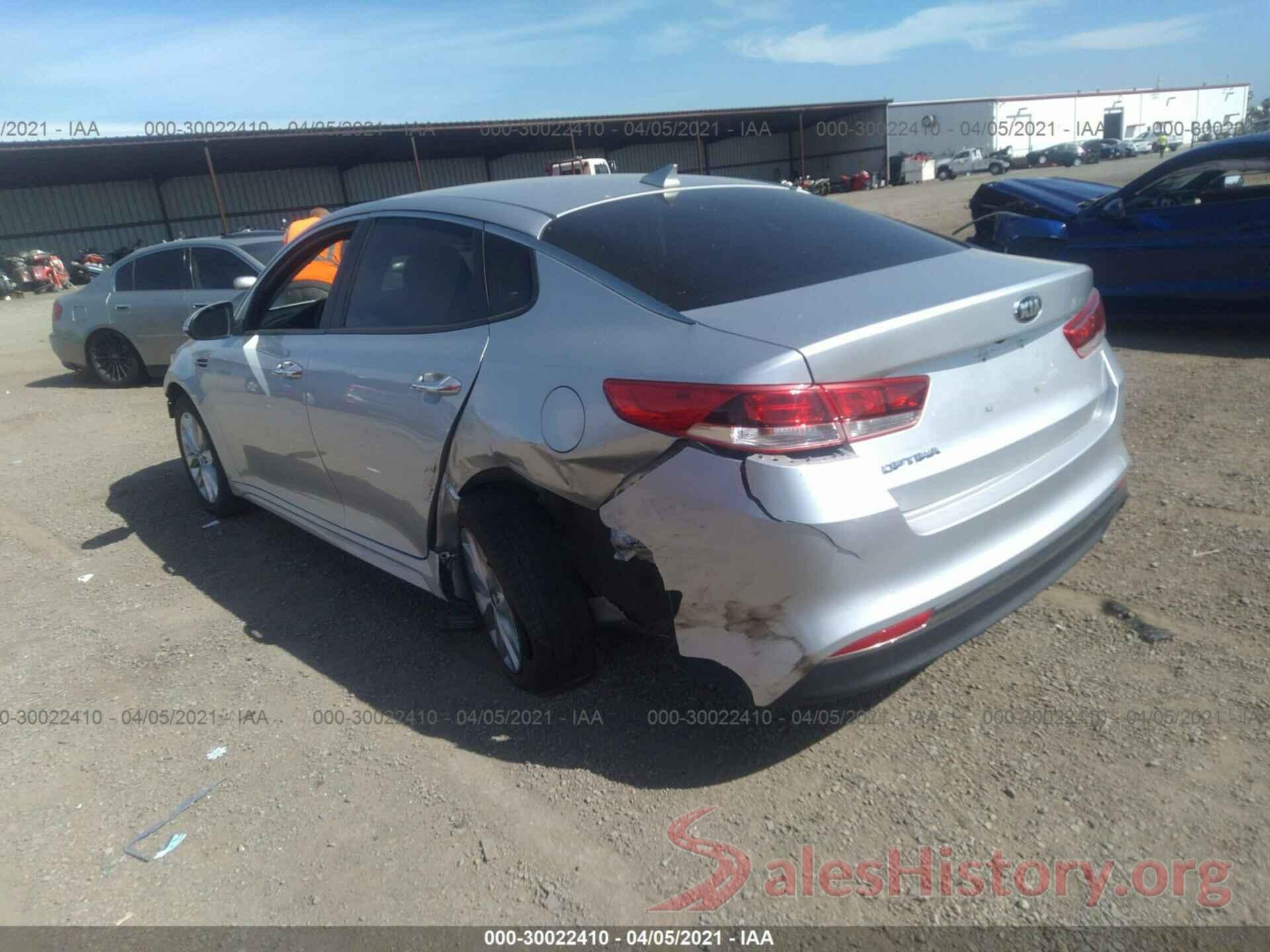 5XXGT4L33GG001879 2016 KIA OPTIMA