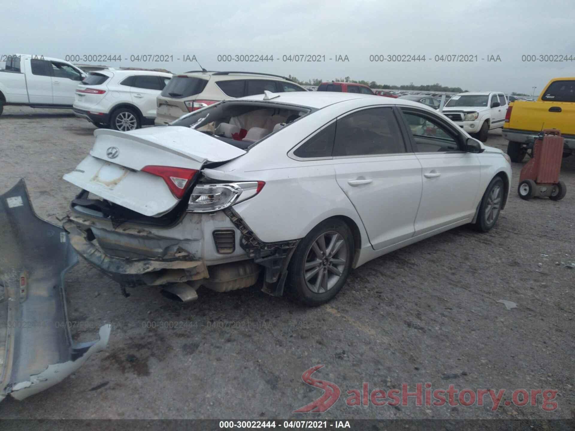 5NPE24AF0GH326758 2016 HYUNDAI SONATA