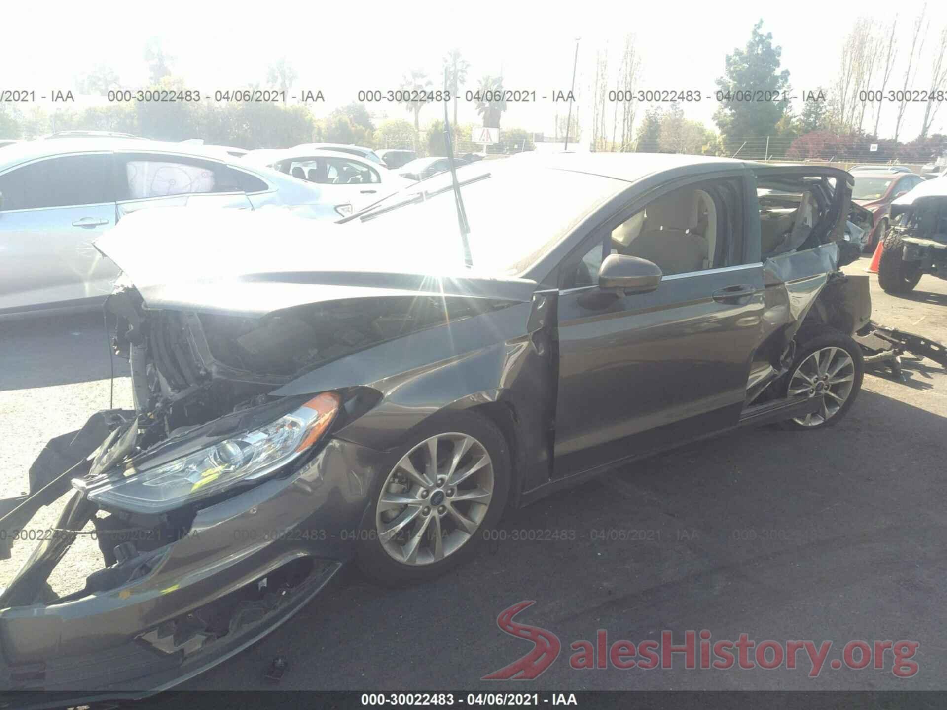 3FA6P0HD3HR253800 2017 FORD FUSION