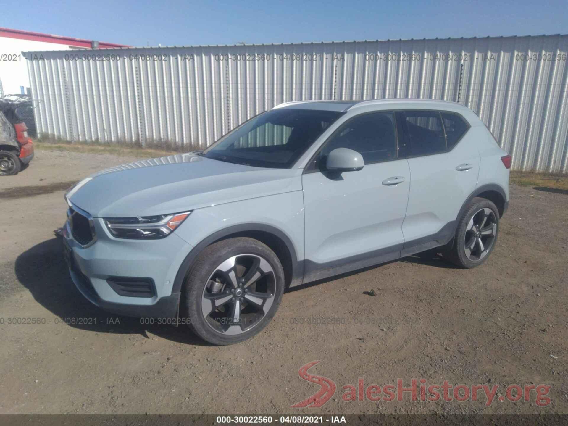 YV4162UK8K2058338 2019 VOLVO XC40