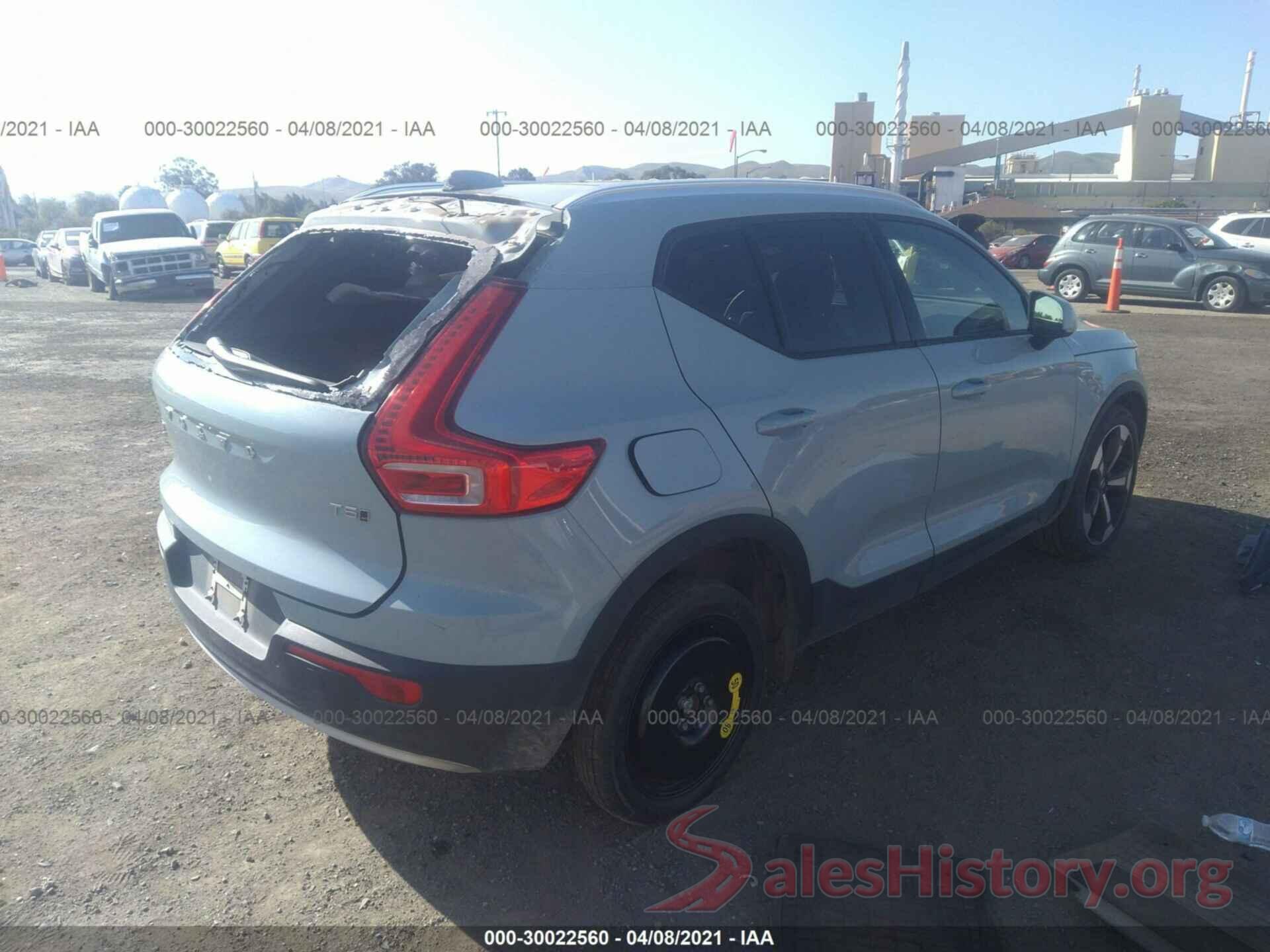 YV4162UK8K2058338 2019 VOLVO XC40