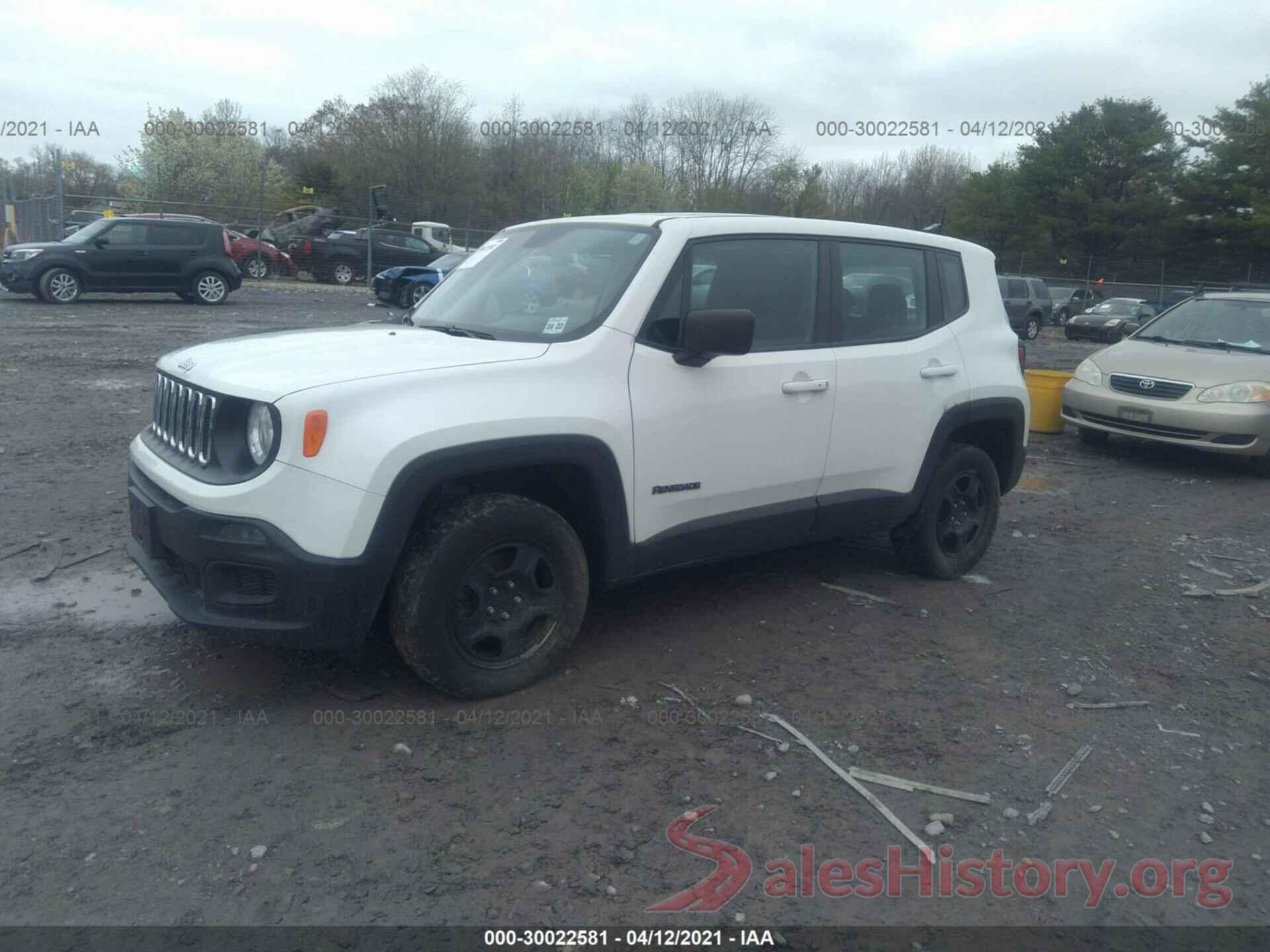 ZACCJBAB4HPG00886 2017 JEEP RENEGADE