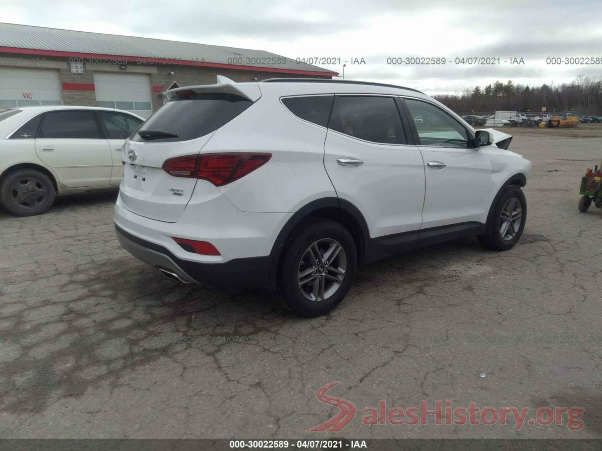 5NMZUDLB1HH021743 2017 HYUNDAI SANTA FE SPORT