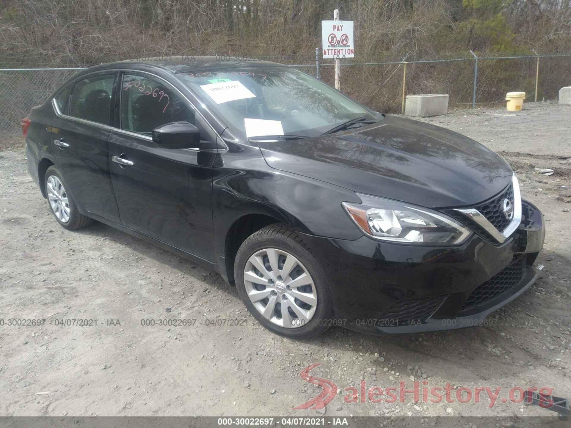 3N1AB7AP4KY381821 2019 NISSAN SENTRA