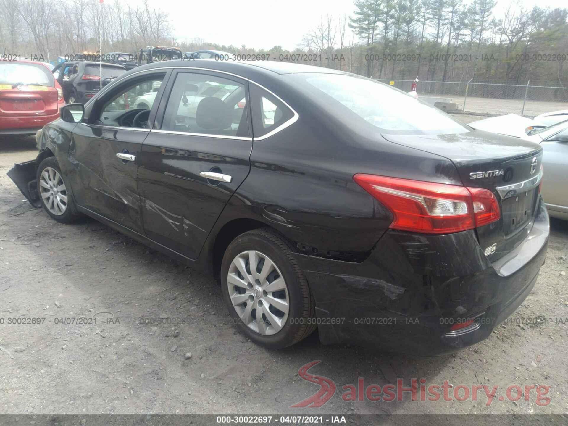 3N1AB7AP4KY381821 2019 NISSAN SENTRA