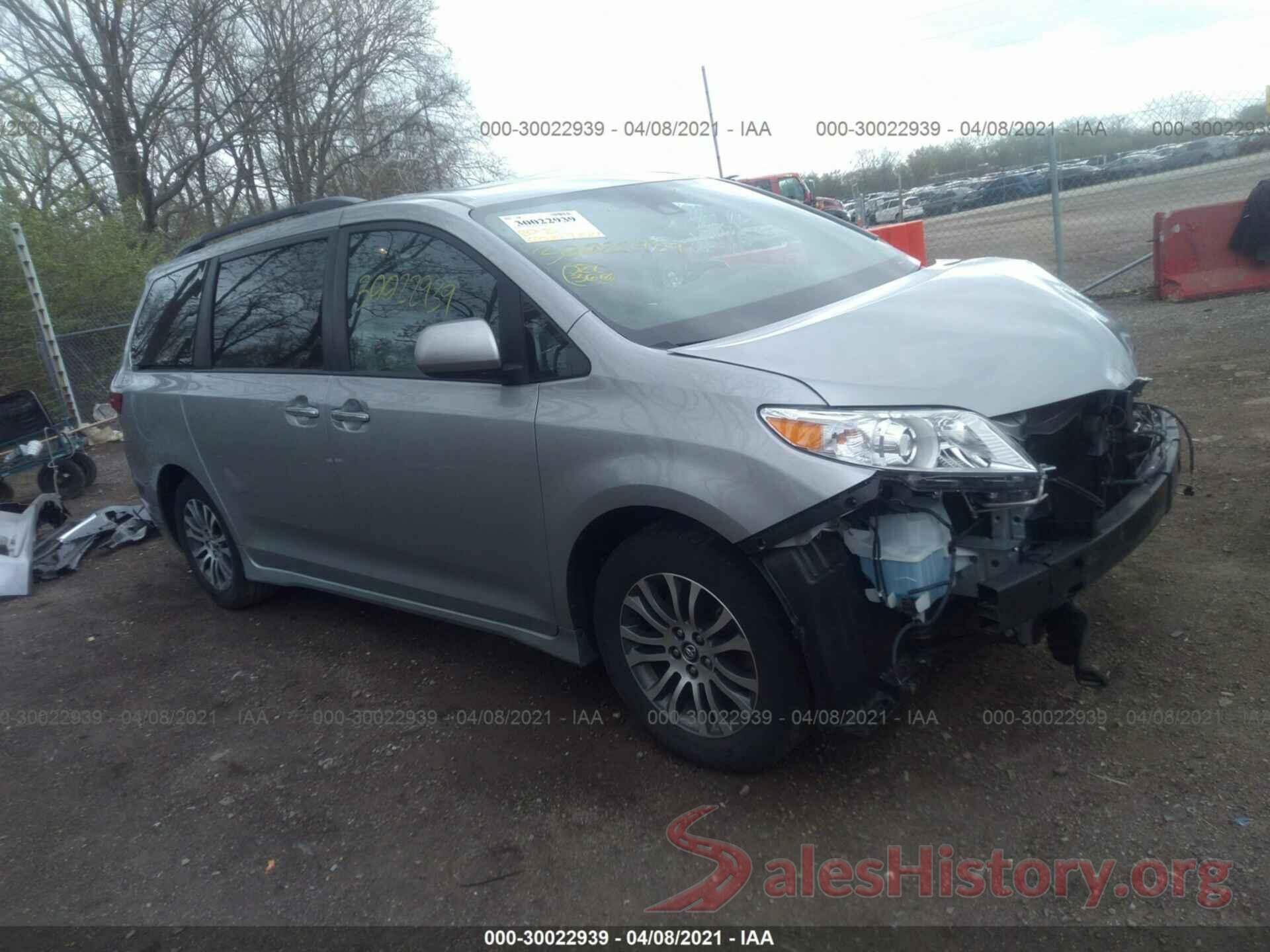 5TDYZ3DC0JS949786 2018 TOYOTA SIENNA