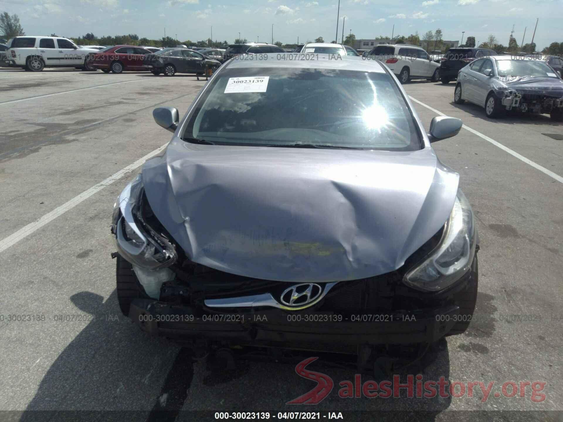 5NPDH4AE0GH756971 2016 HYUNDAI ELANTRA