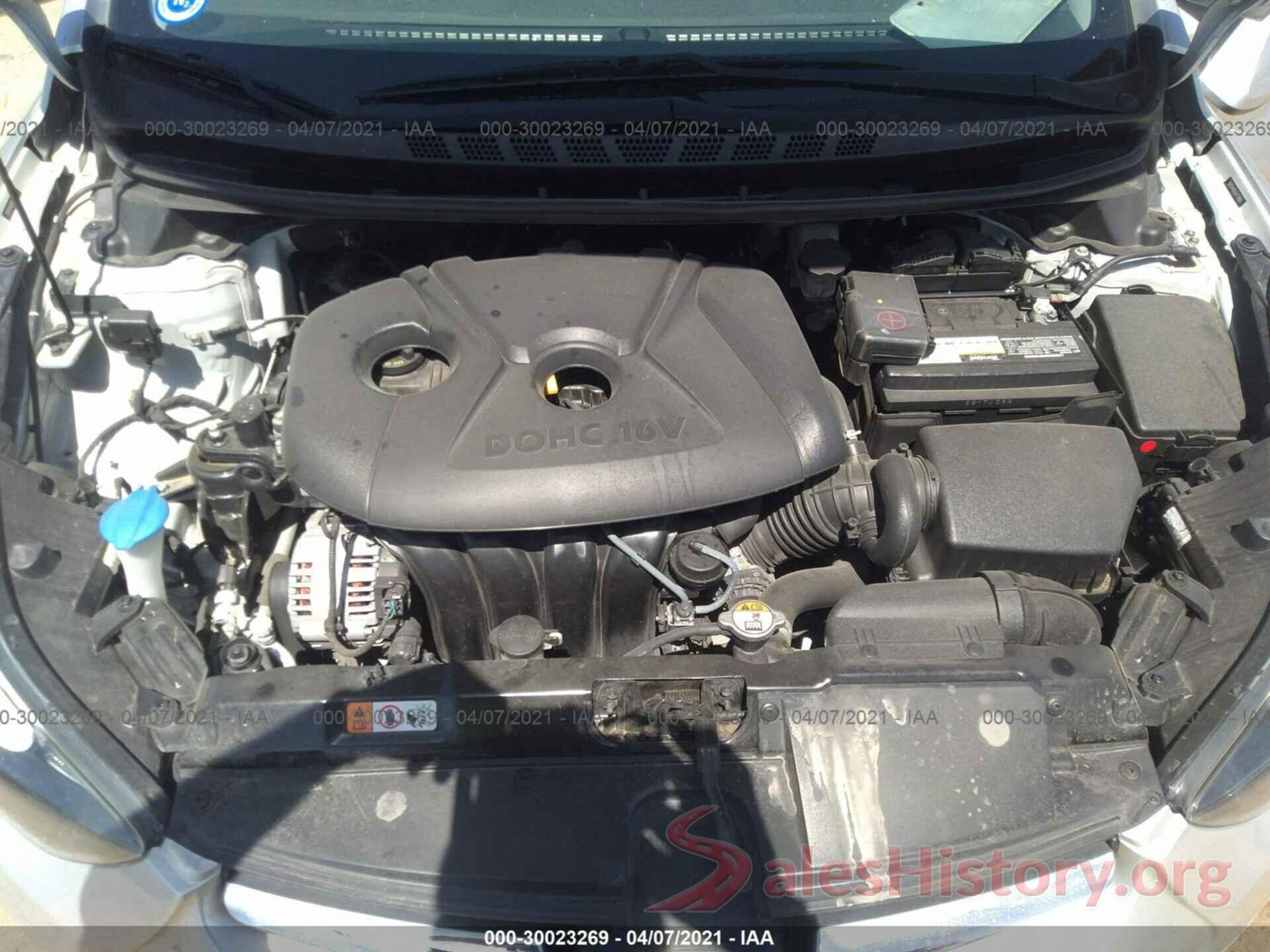 5NPDH4AE0GH779800 2016 HYUNDAI ELANTRA